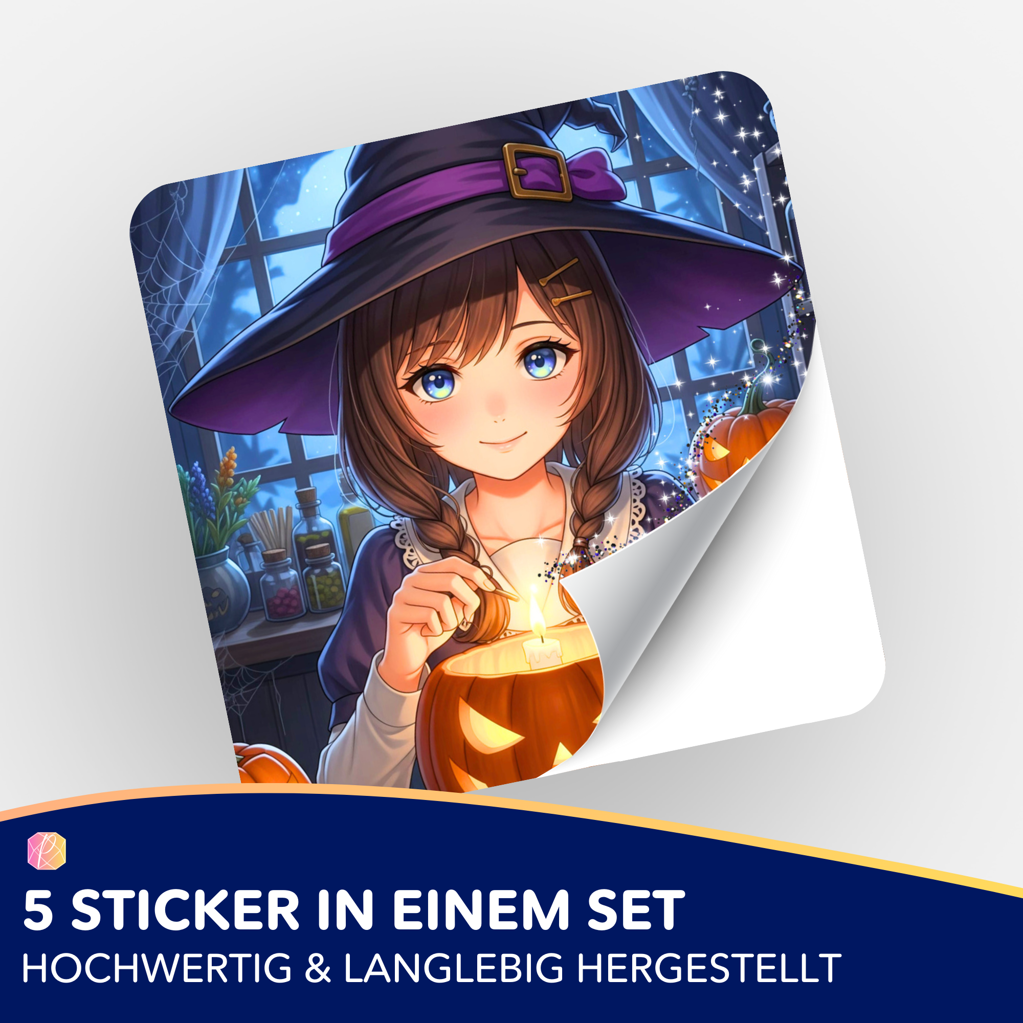 Aufkleber 5er-Set - Little Sabrina