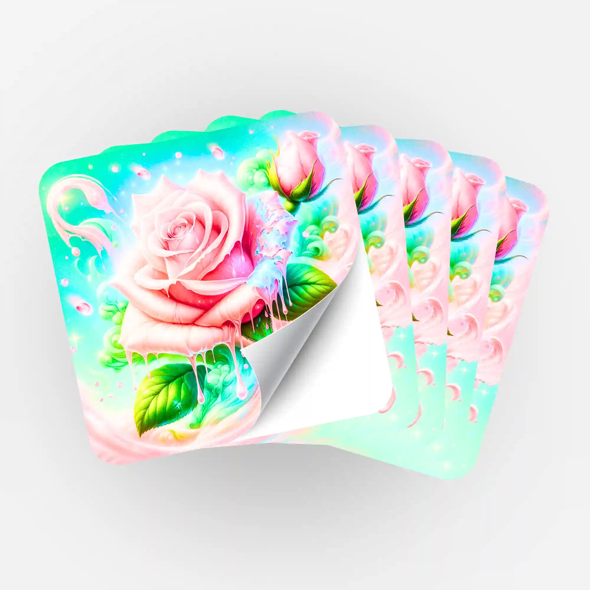 Aufkleber 5er-Set - Candy Rose