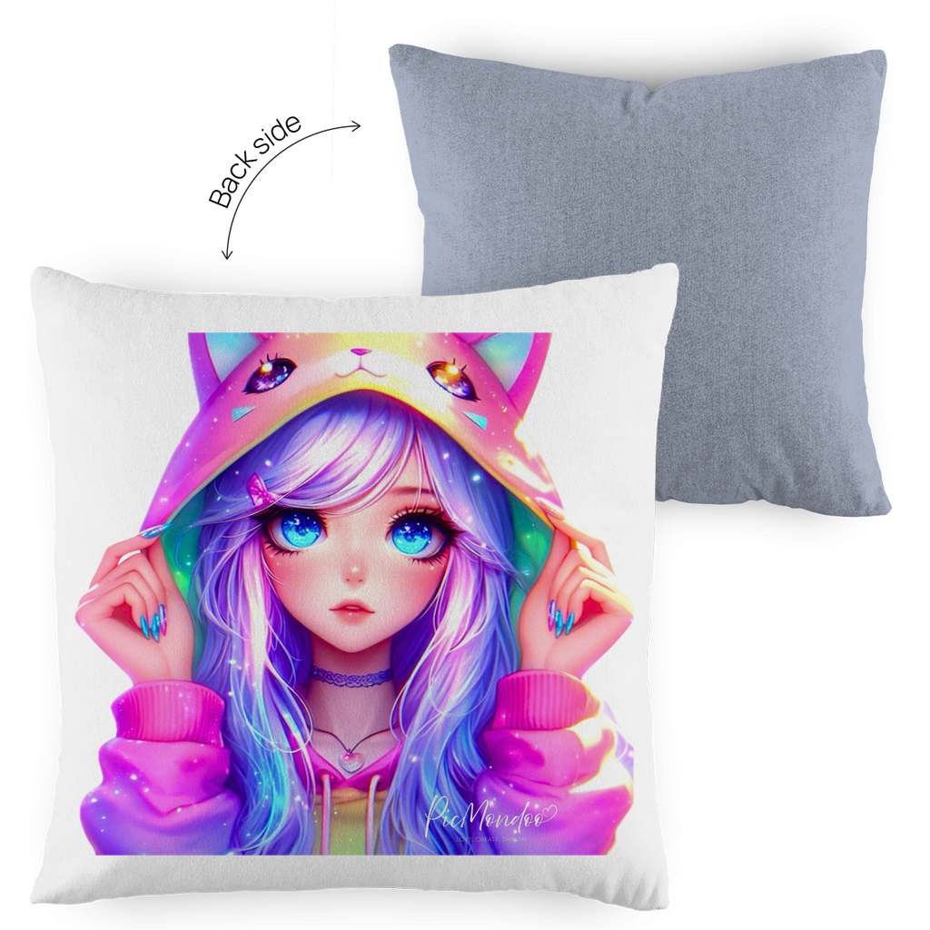 Kopfkissen zweifarbig Colorful Girl