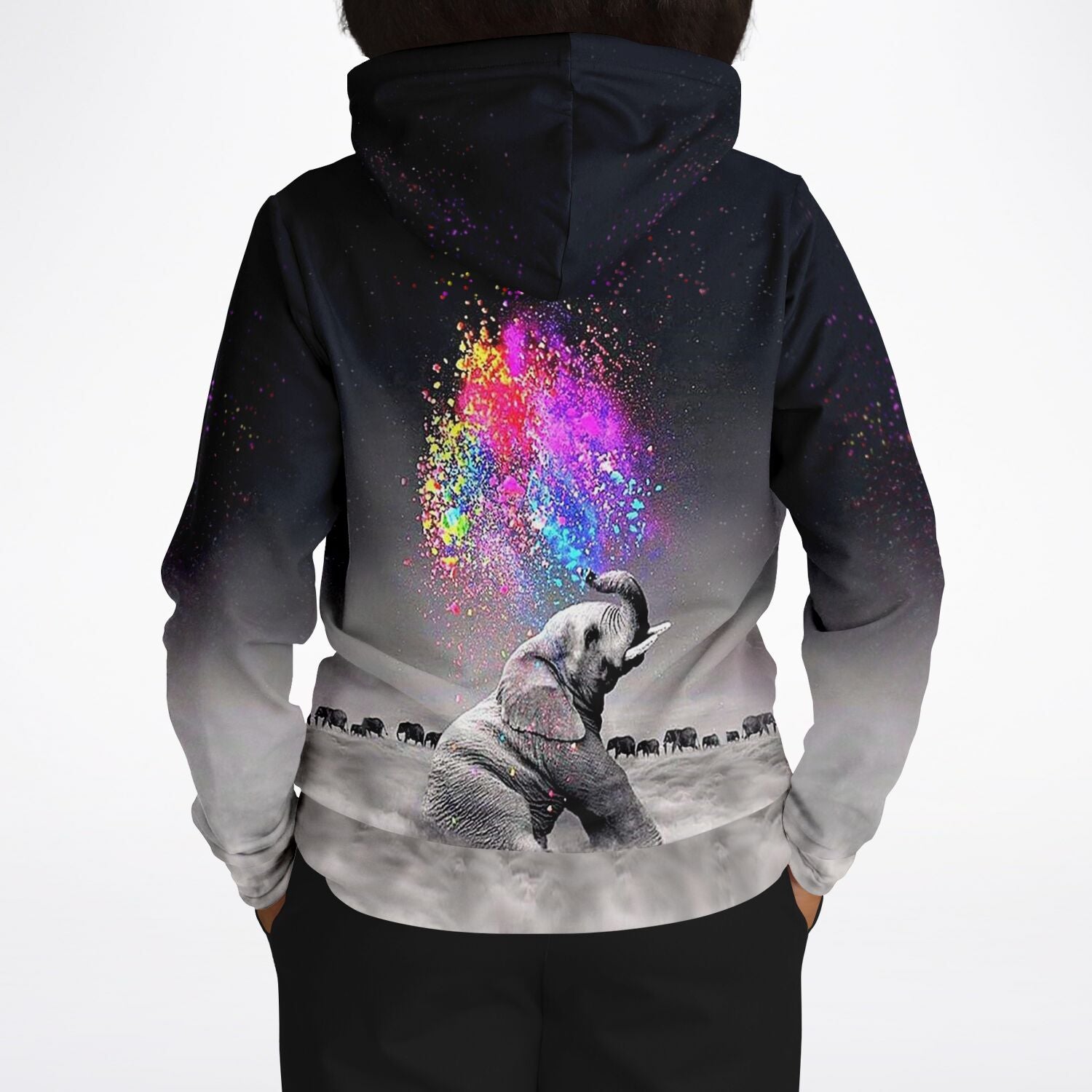 Dreamer Hoodie - Elefant "Farbenspiel"