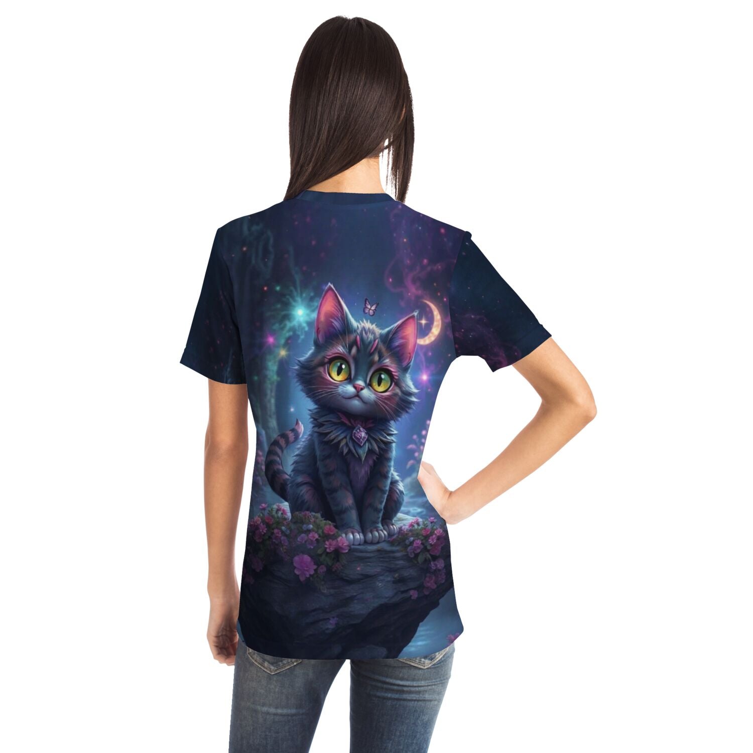Dreamer T-Shirt - Night Cat