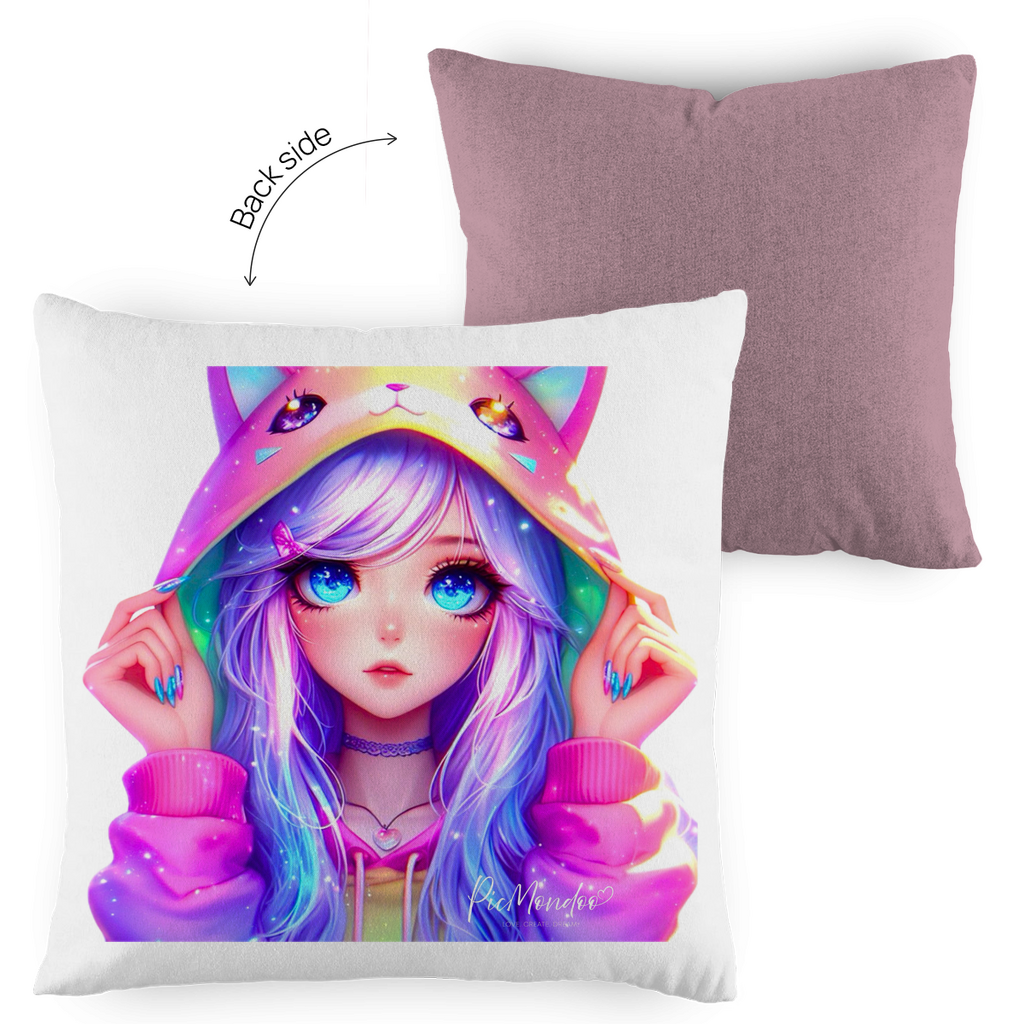 Kopfkissen zweifarbig Colorful Girl