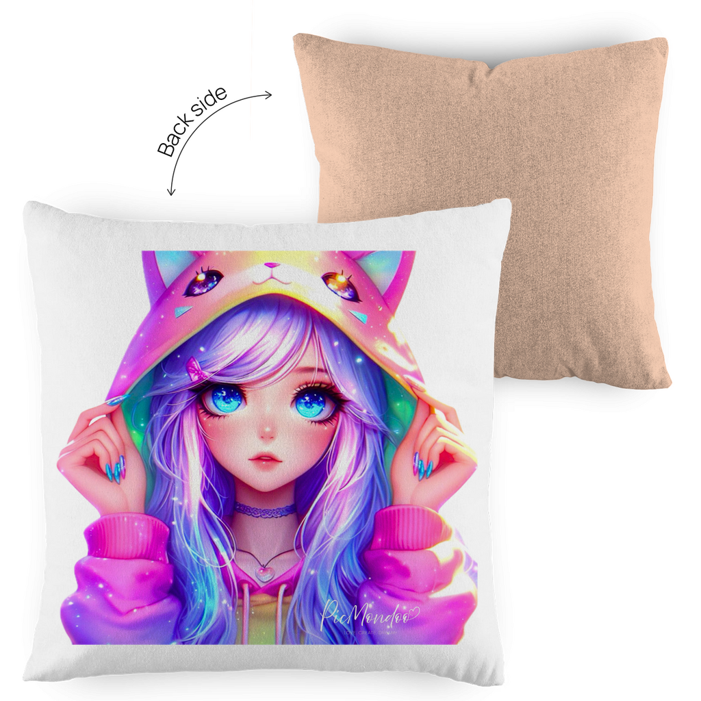 Kopfkissen zweifarbig Colorful Girl