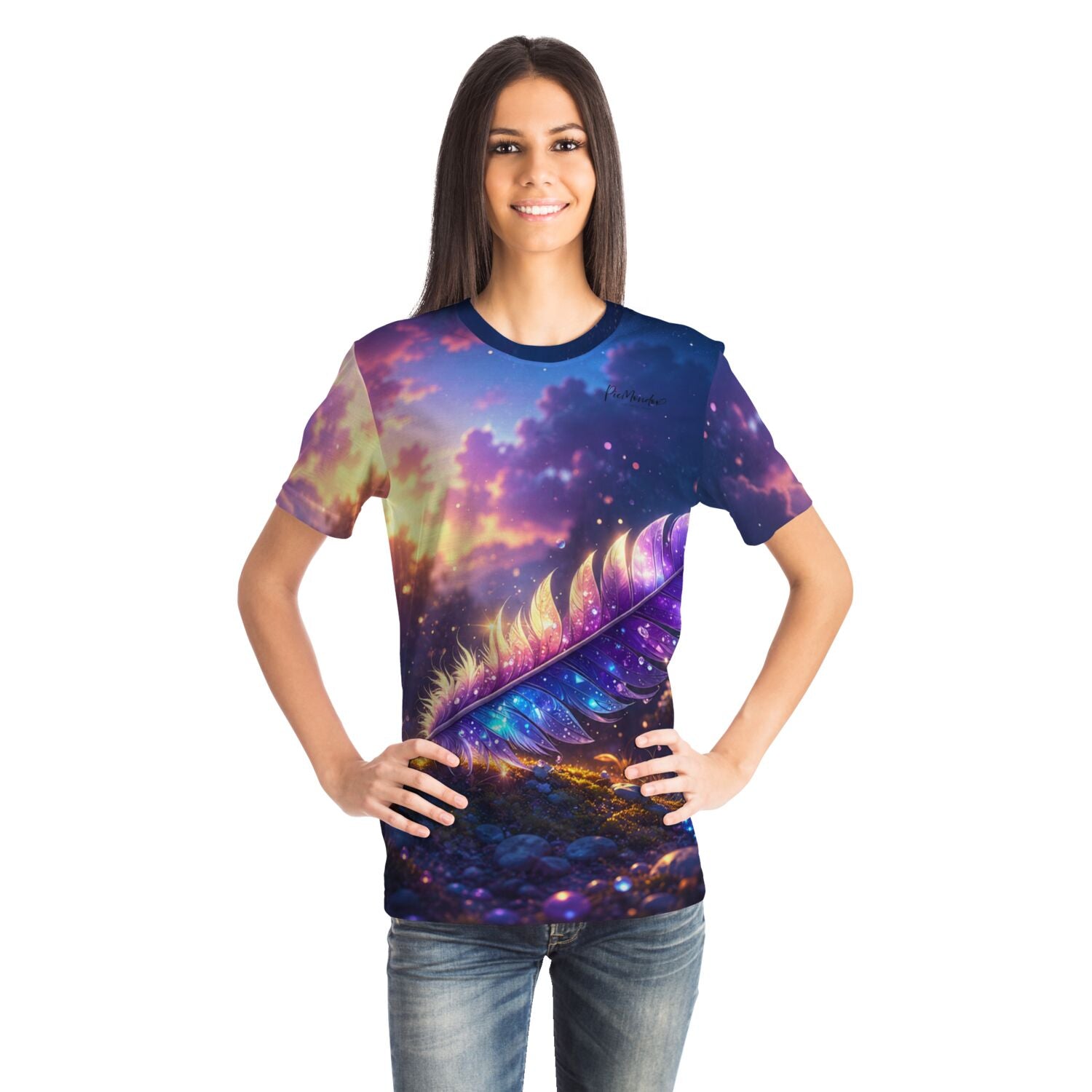 Dreamer T-Shirt - Feder im Sternenlicht