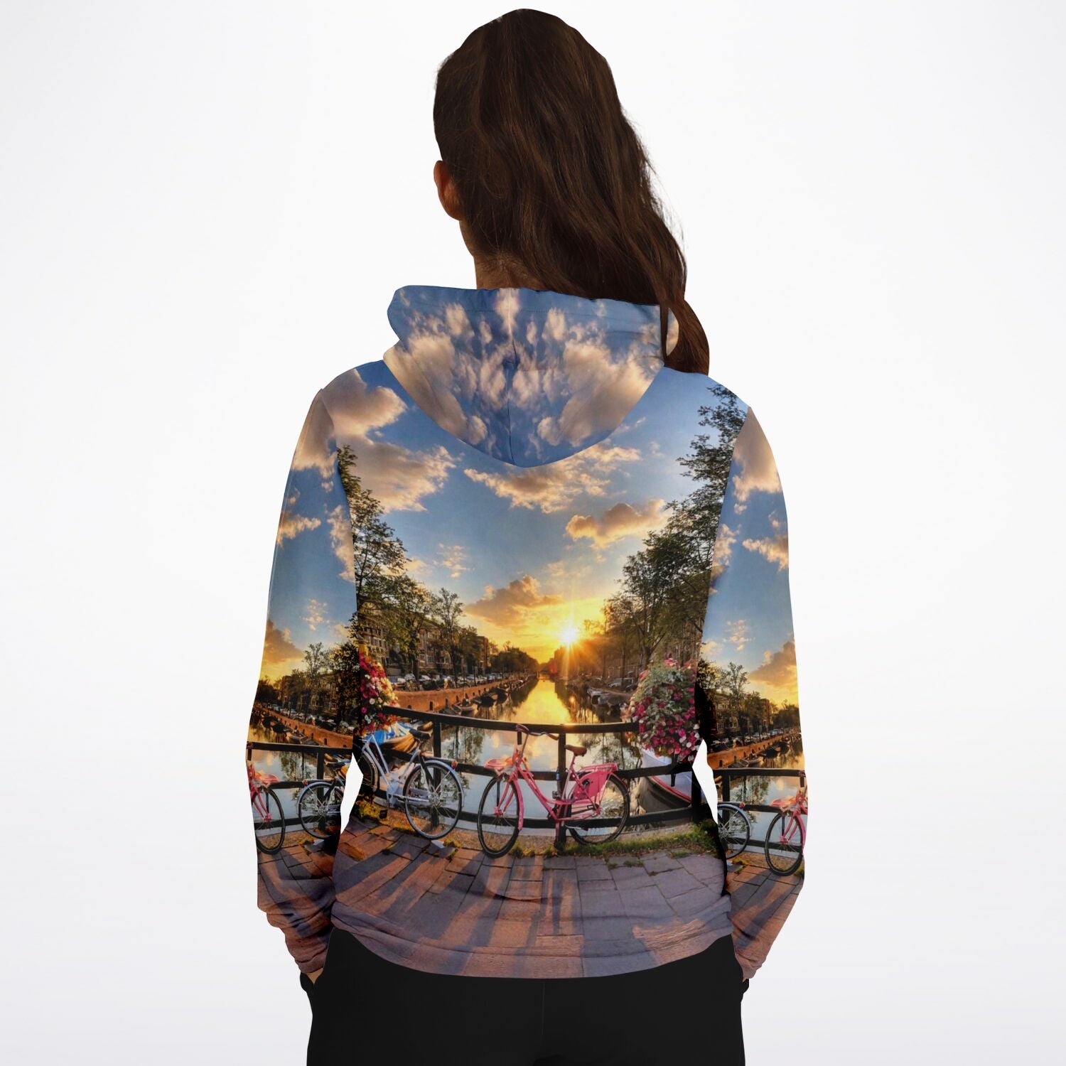 Dreamer Hoodie - Sonnenuntergang in Amsterdam