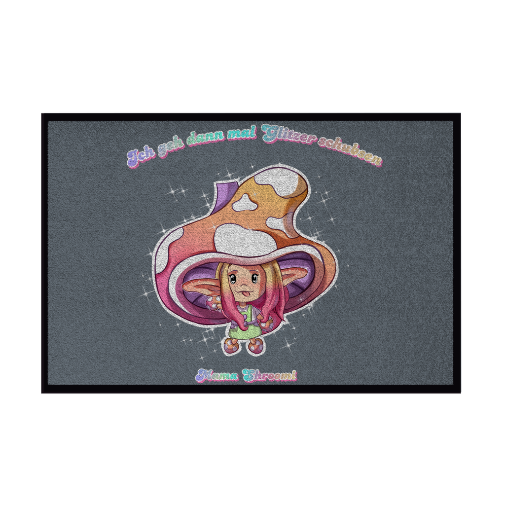 Fußmatte mit Gummirand Mama Shroomi