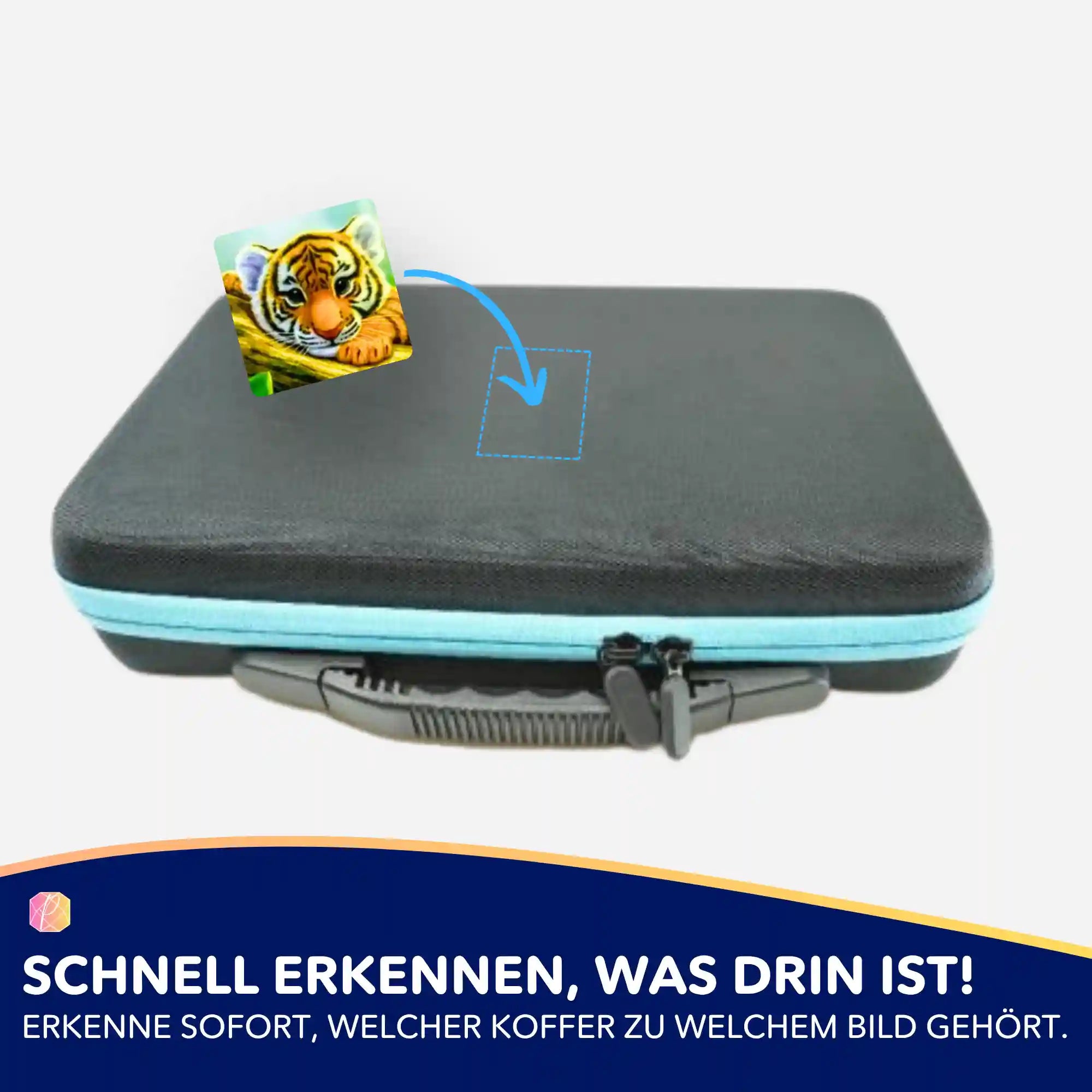 Aufkleber 5er-Set - Tigerbaby