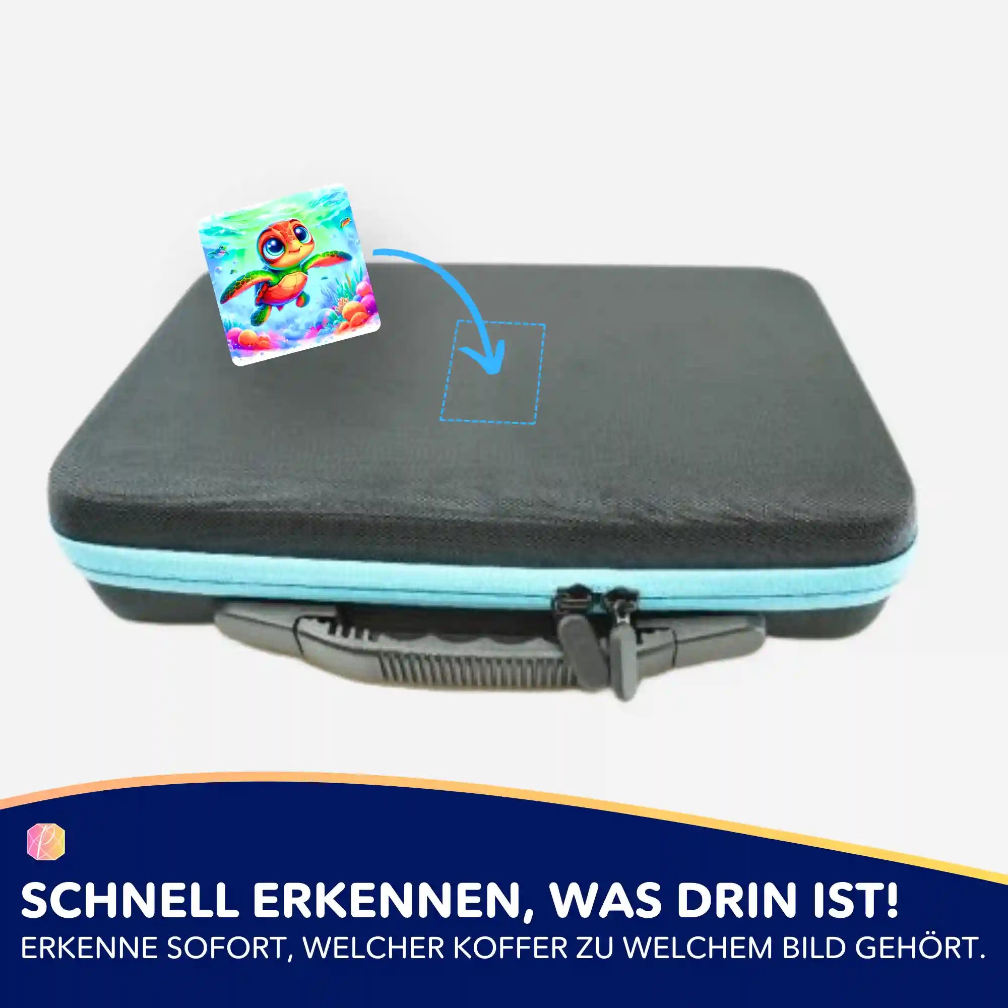 Aufkleber 5er-Set - Lotta, die kleine Meeresschildkröte