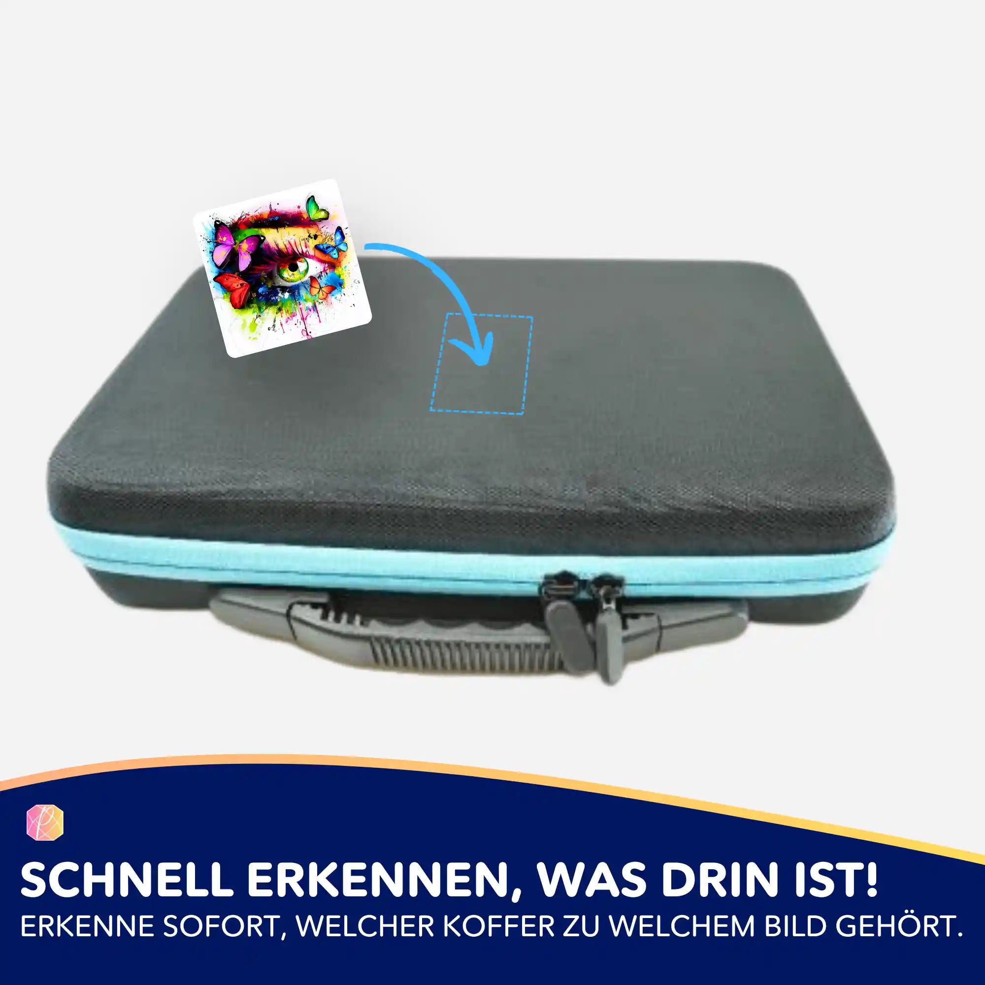 Aufkleber 5er-Set - Eye of Butterflies