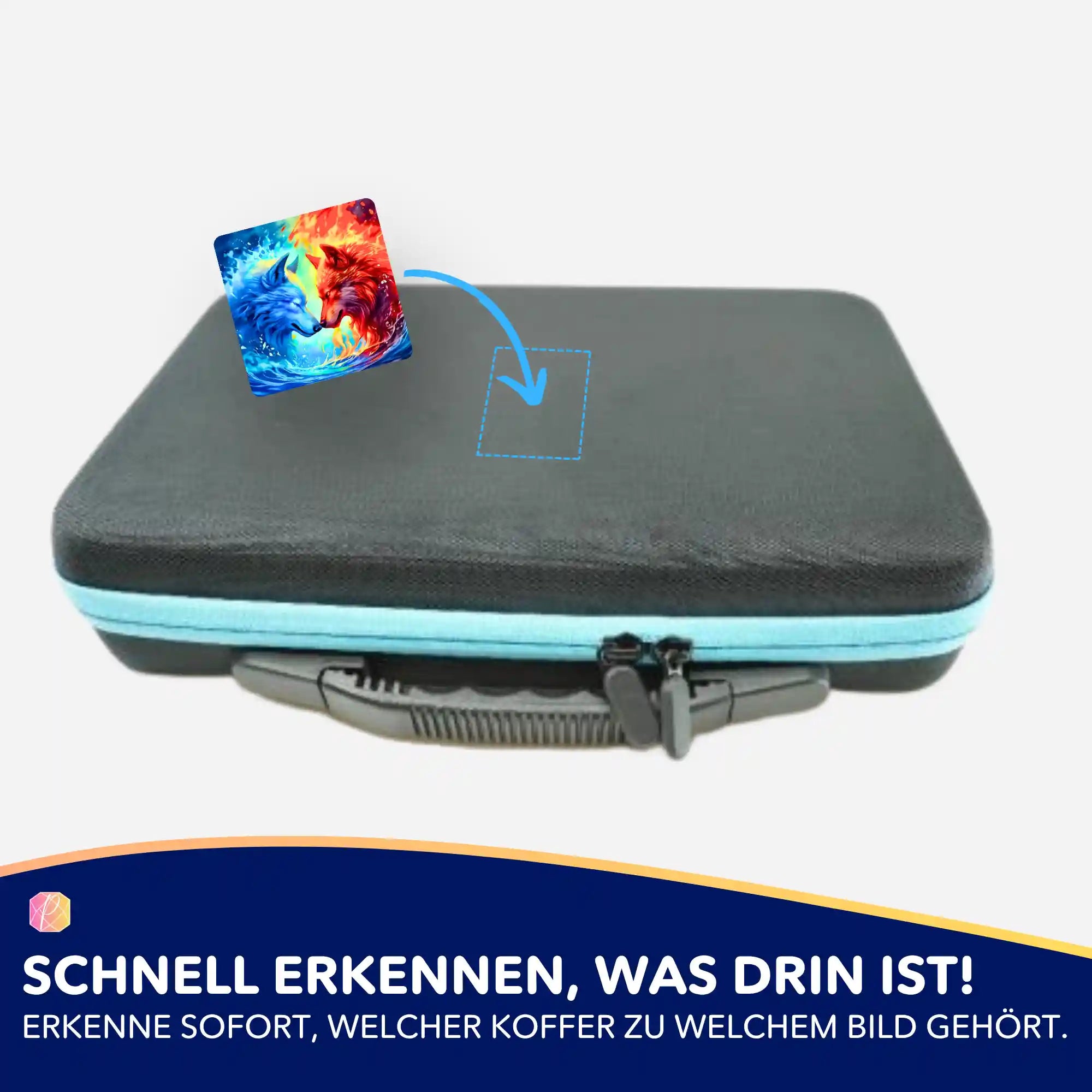 Aufkleber 5er-Set - Wächter über Feuer und Wasser "Limited Edition"