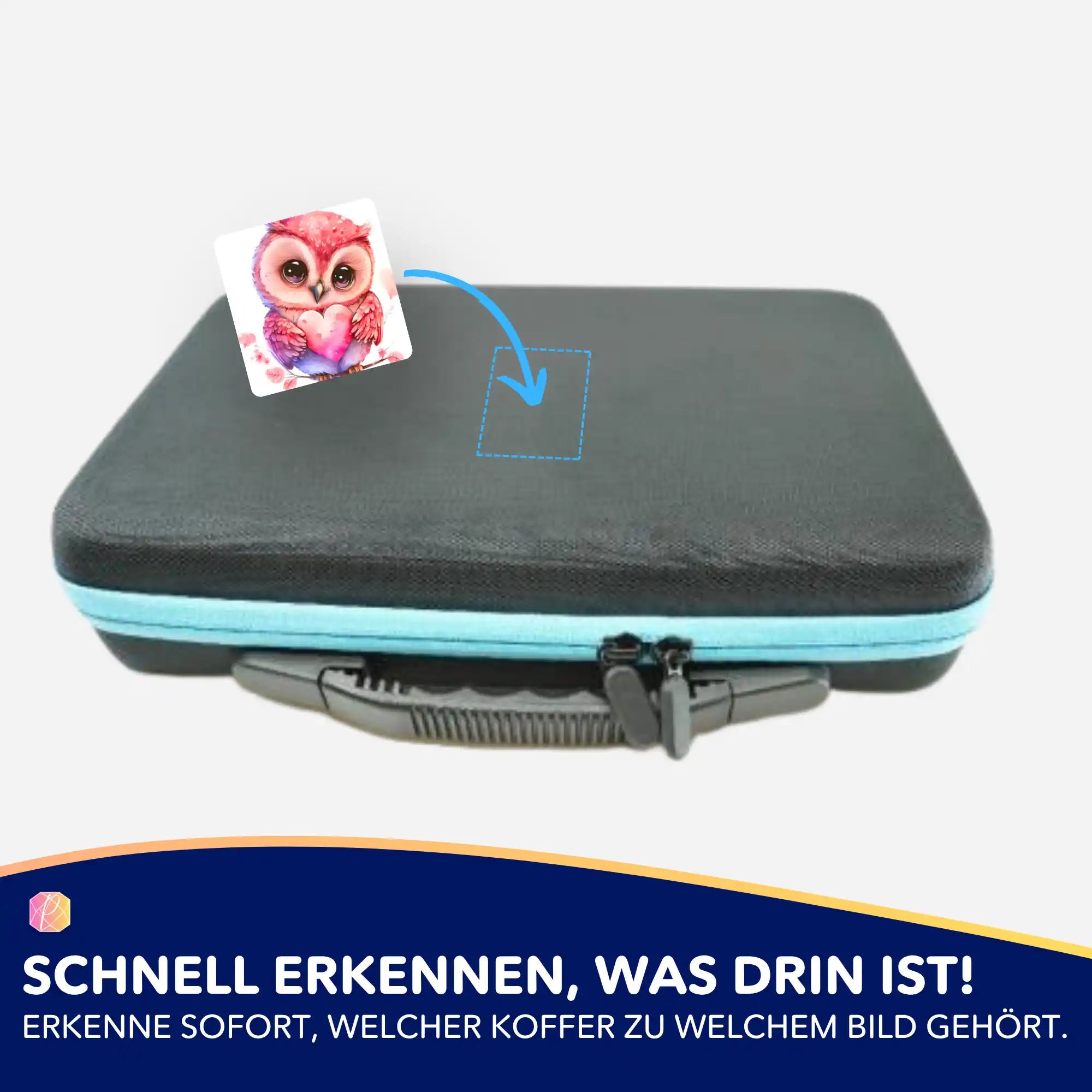 Aufkleber 5er-Set - Loving Owl