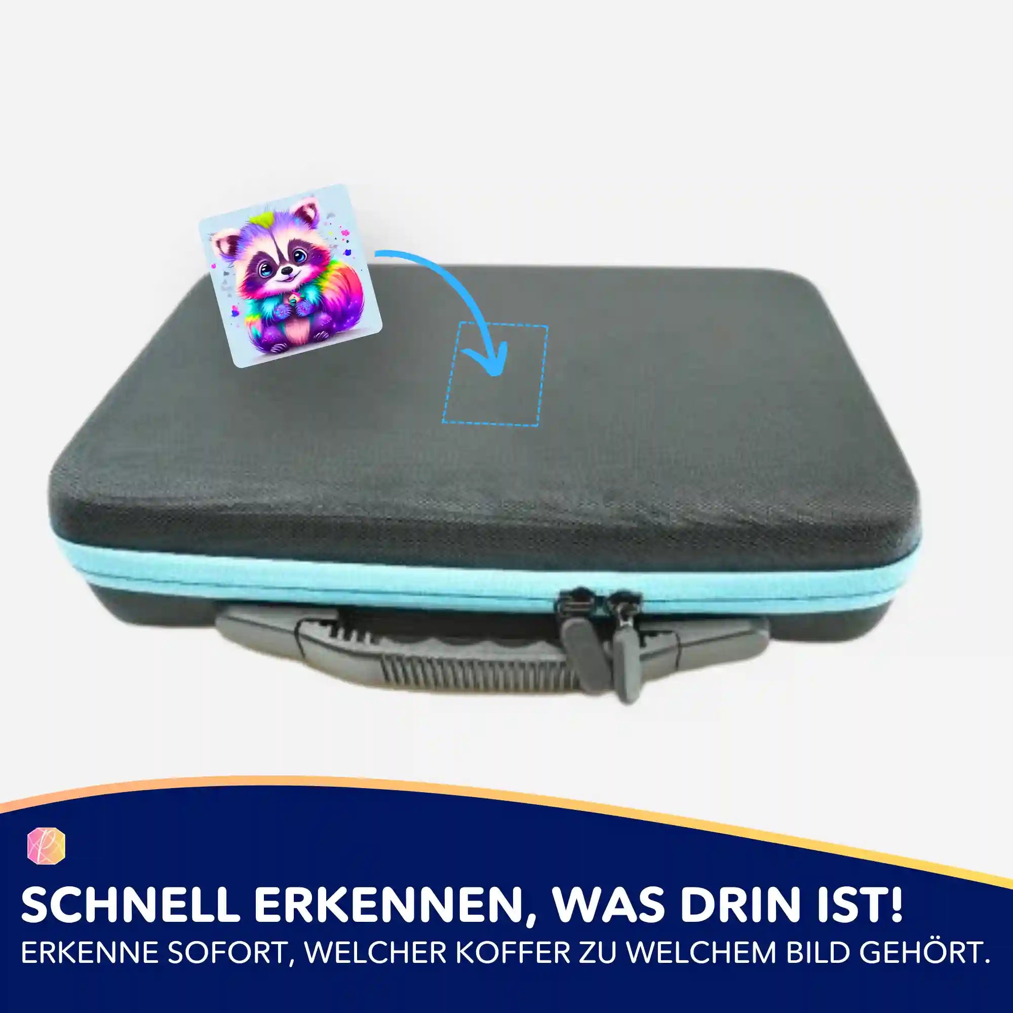 Aufkleber 5er-Set - Waschbär - Willibald