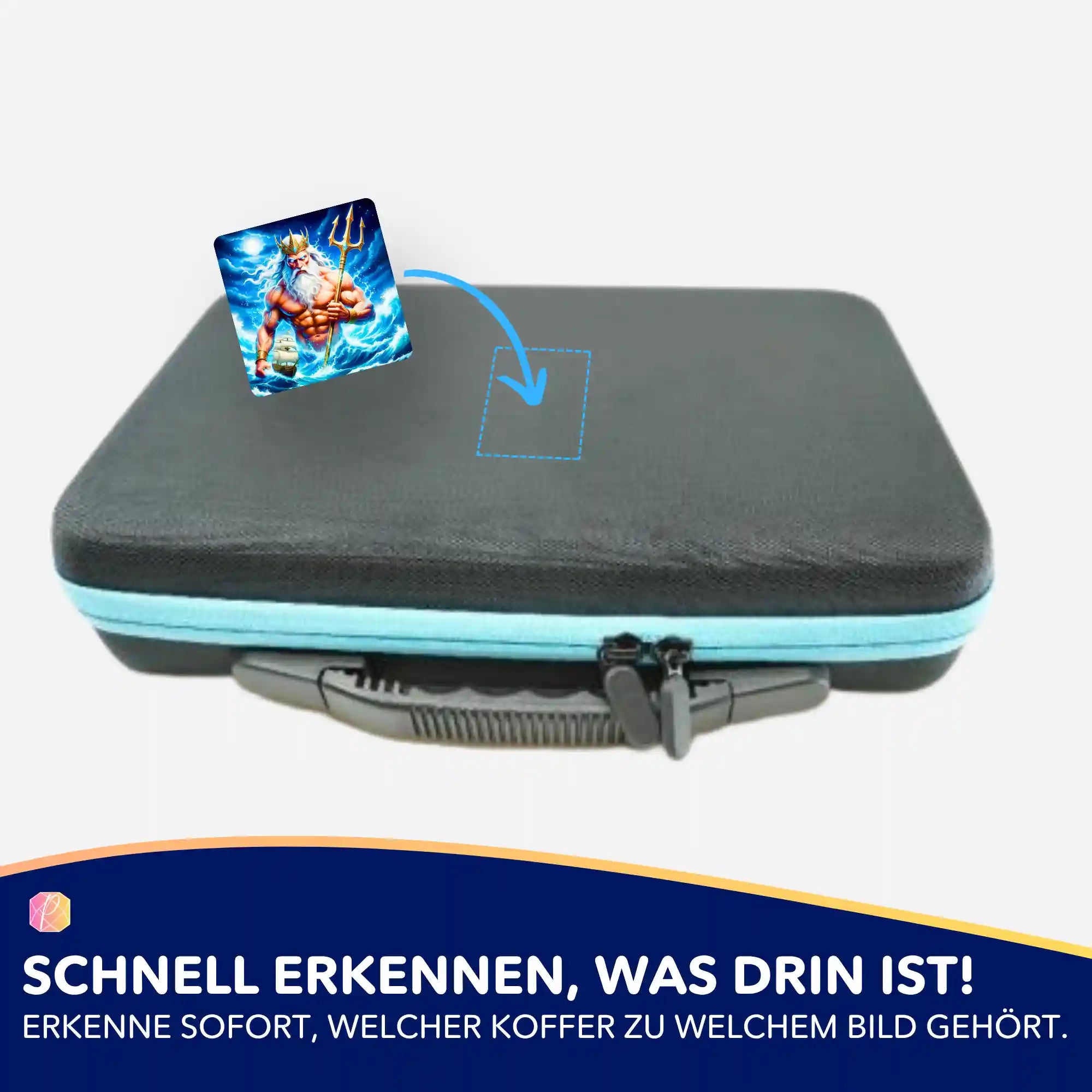 Aufkleber 5er-Set - Poseidon