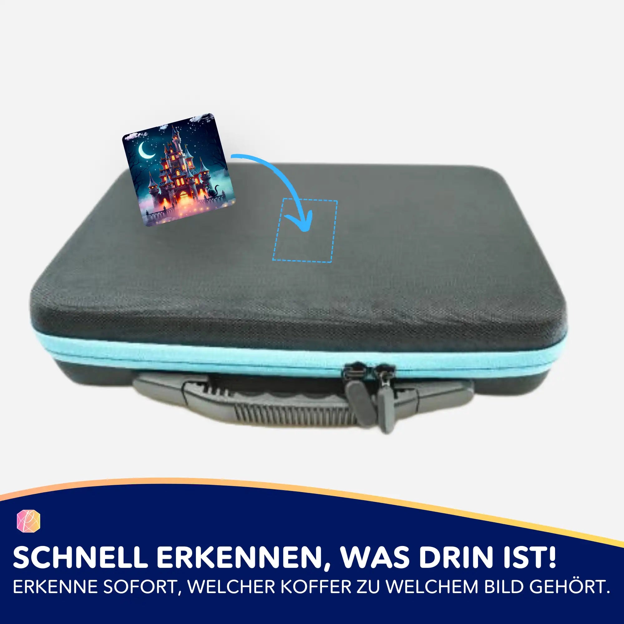 Aufkleber 5er-Set - Nachtschloss