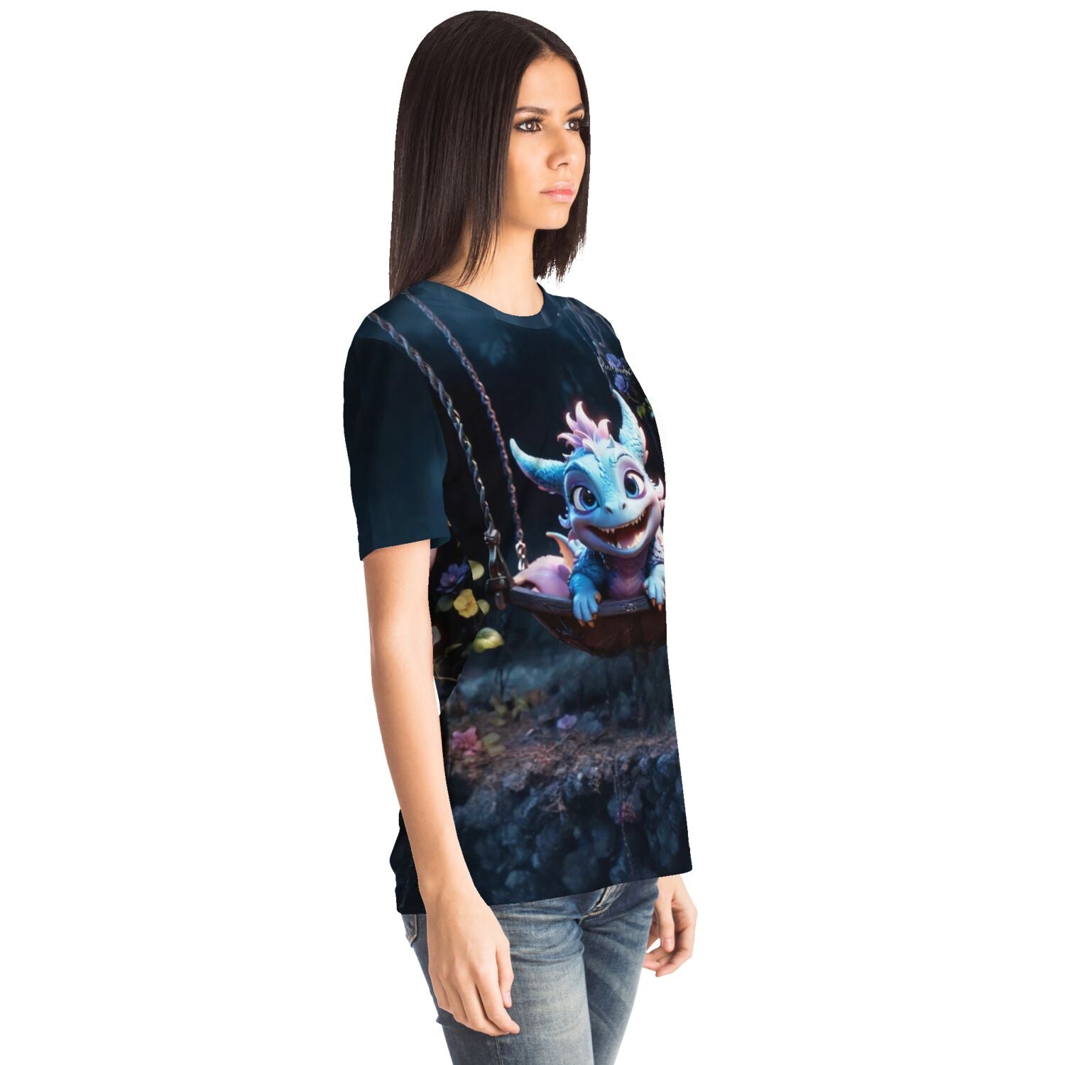 Dreamer T-Shirt - Blue Flatter Dragon