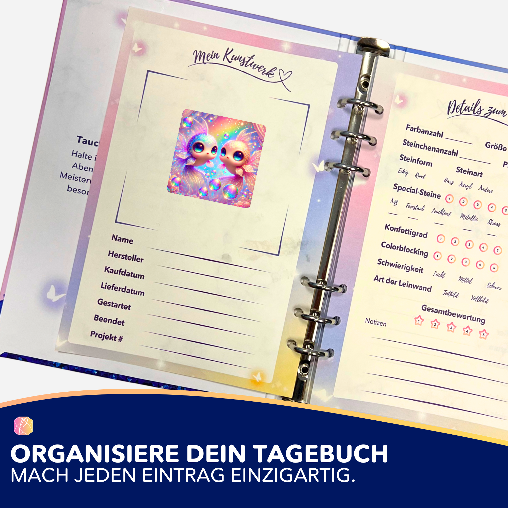 Aufkleber 5er-Set - Fairydust Special - Glitzerwelt