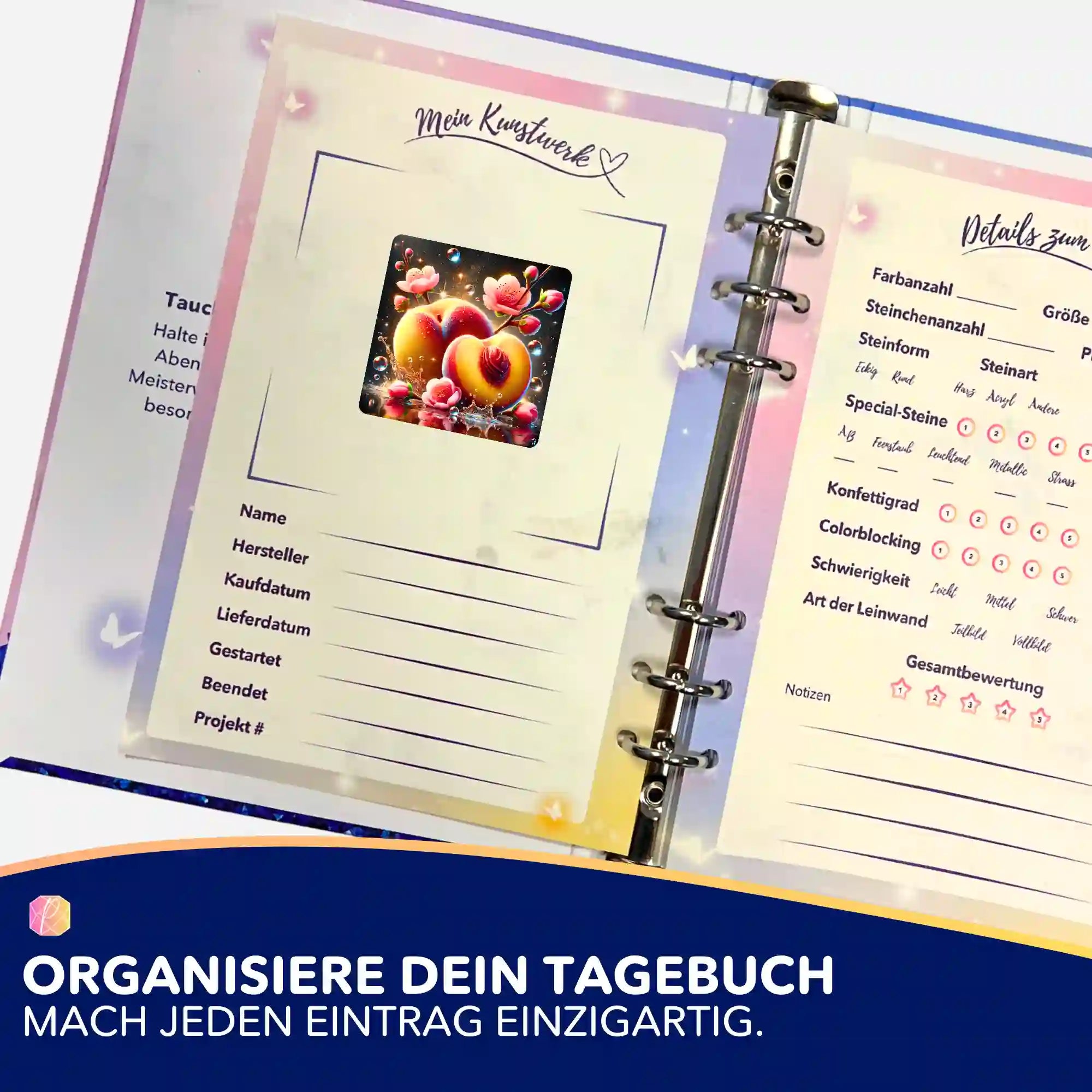 Aufkleber 5er-Set - Süße Fülle