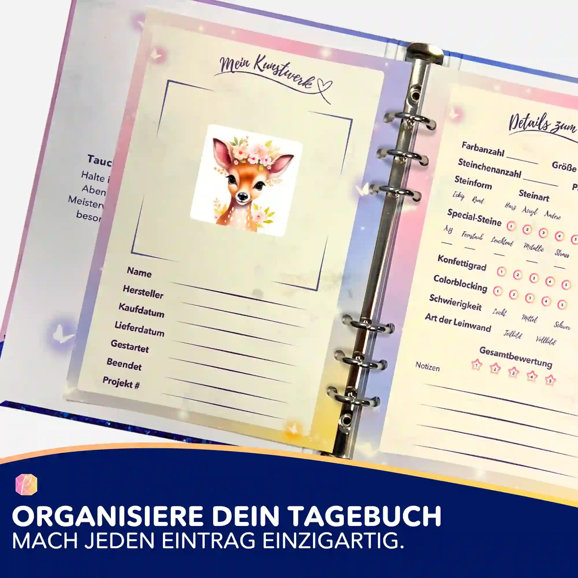 Aufkleber 5er-Set - Bambi Babsy