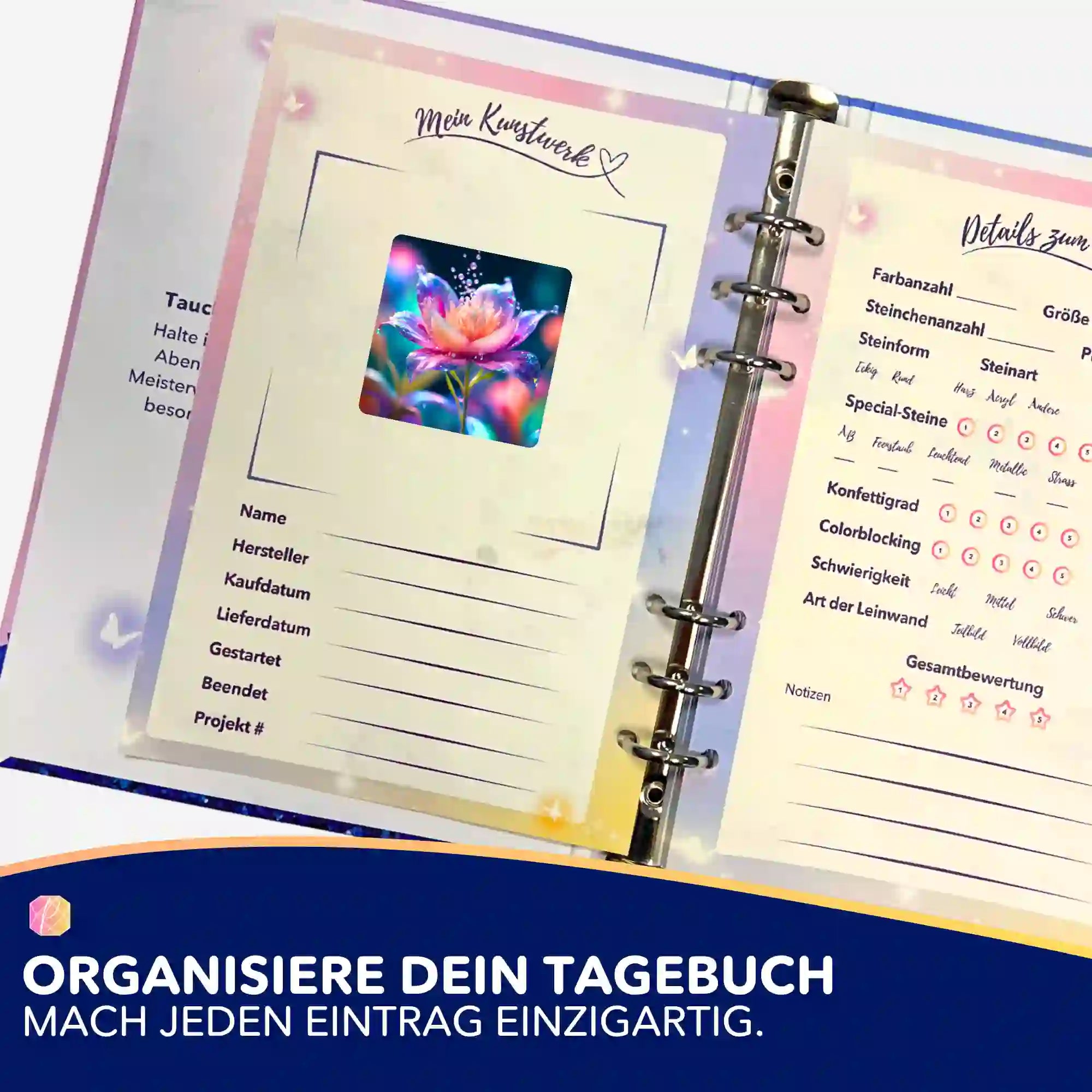Aufkleber 5er-Set - Sternentau