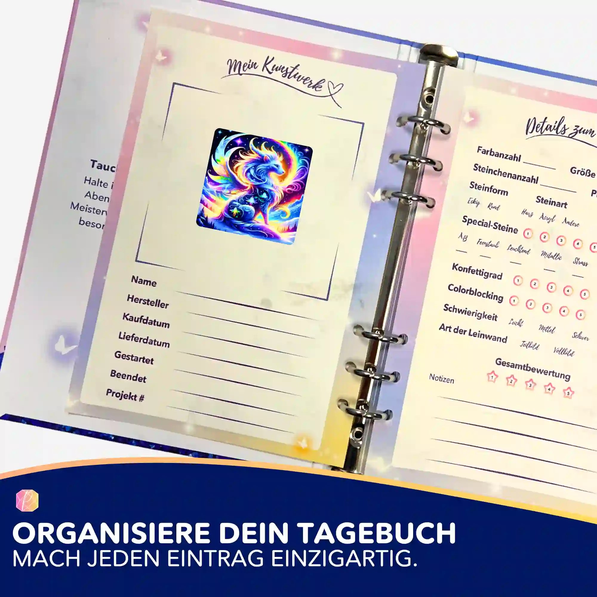 Aufkleber 5er-Set - Monja - Hüterin der Berge