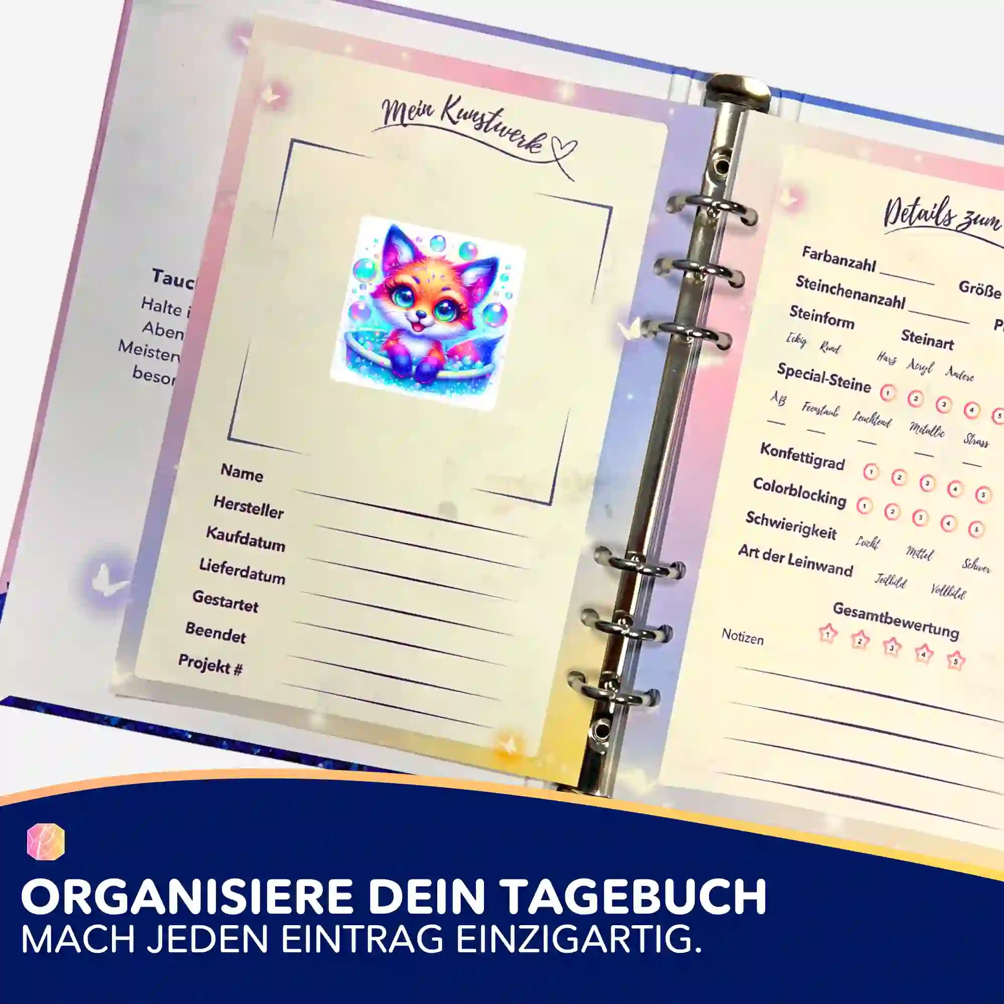Aufkleber 5er-Set - Foxy Fuchs