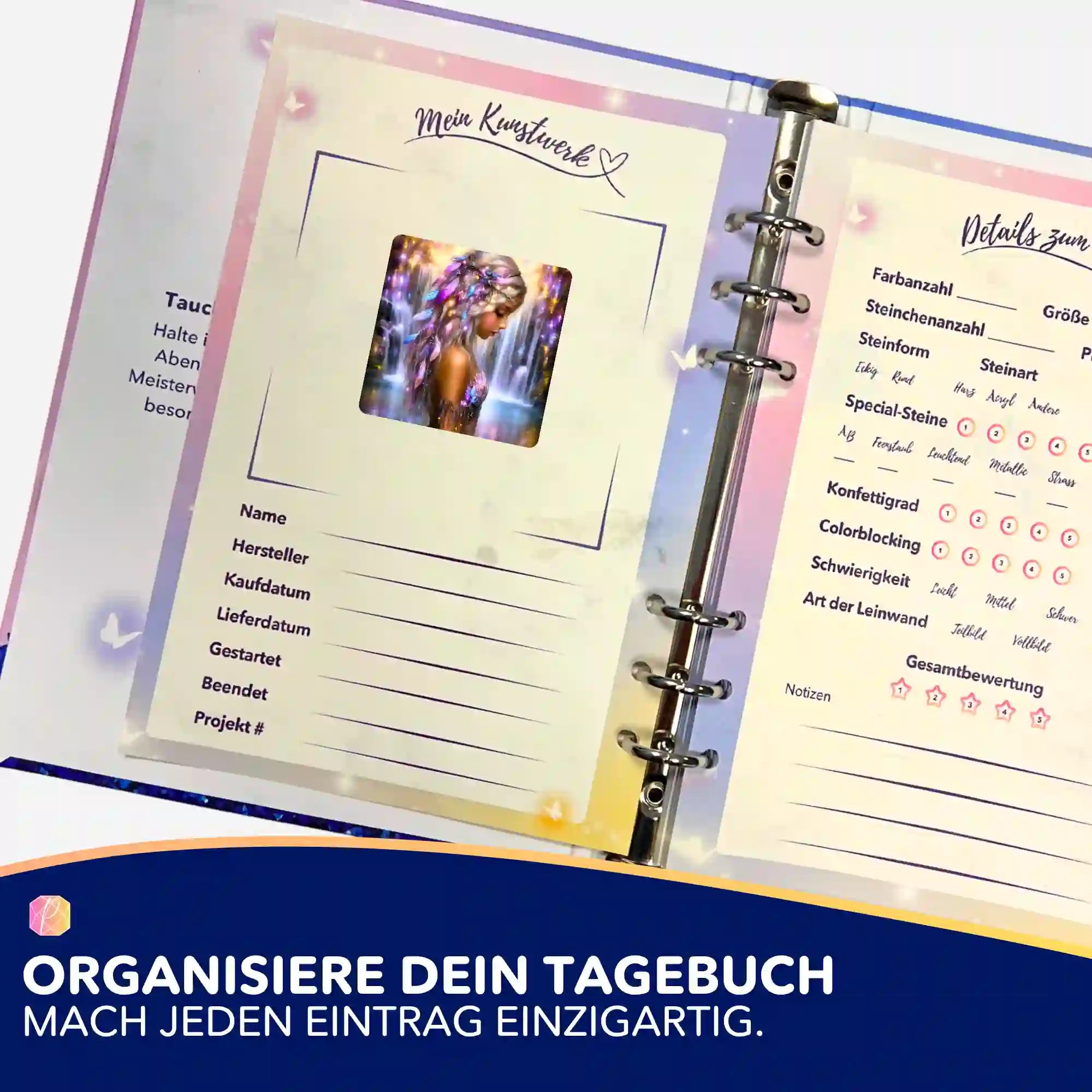 Aufkleber 5er-Set - Elysias Lied