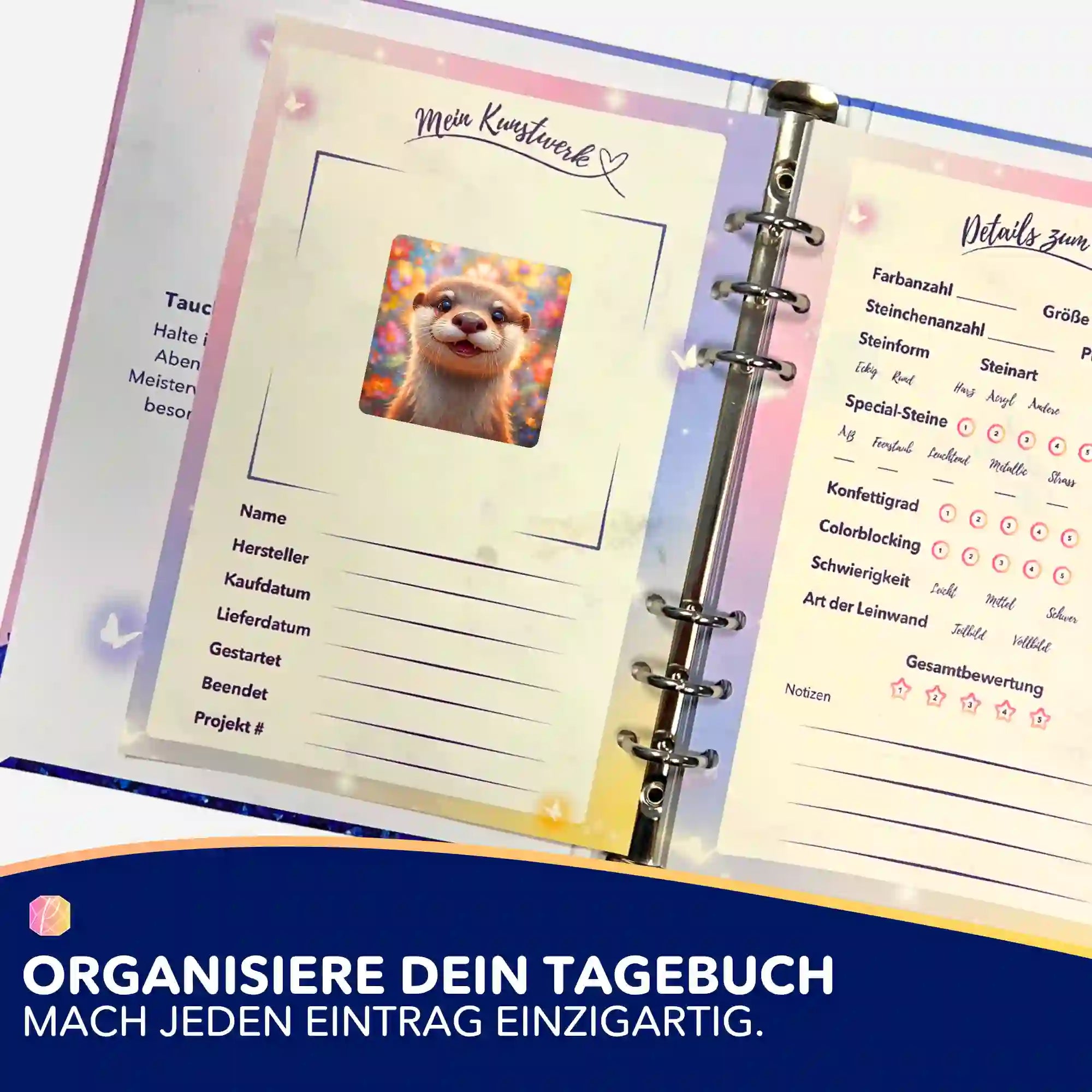 Aufkleber 5er-Set - Sonnenschein im Fell