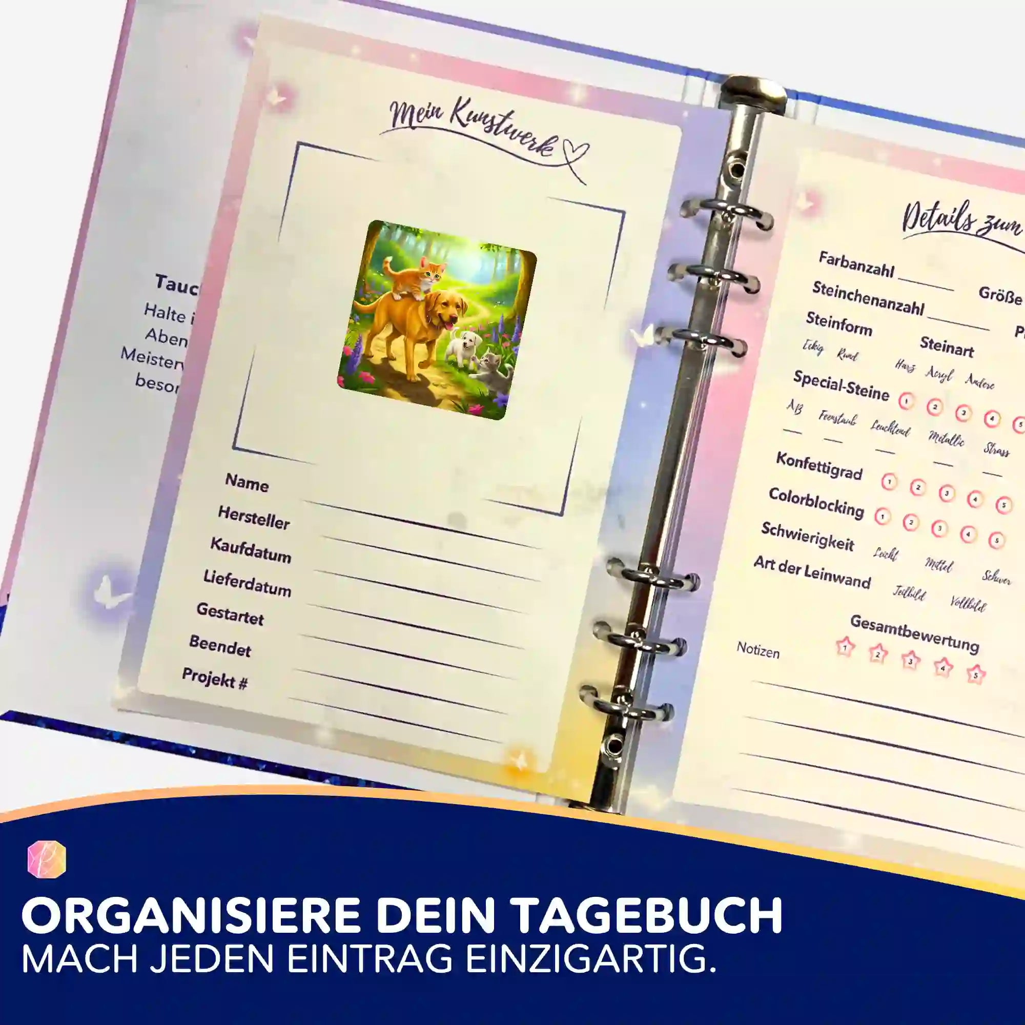 Aufkleber 5er-Set - Waldspaziergang "Limited Edition"