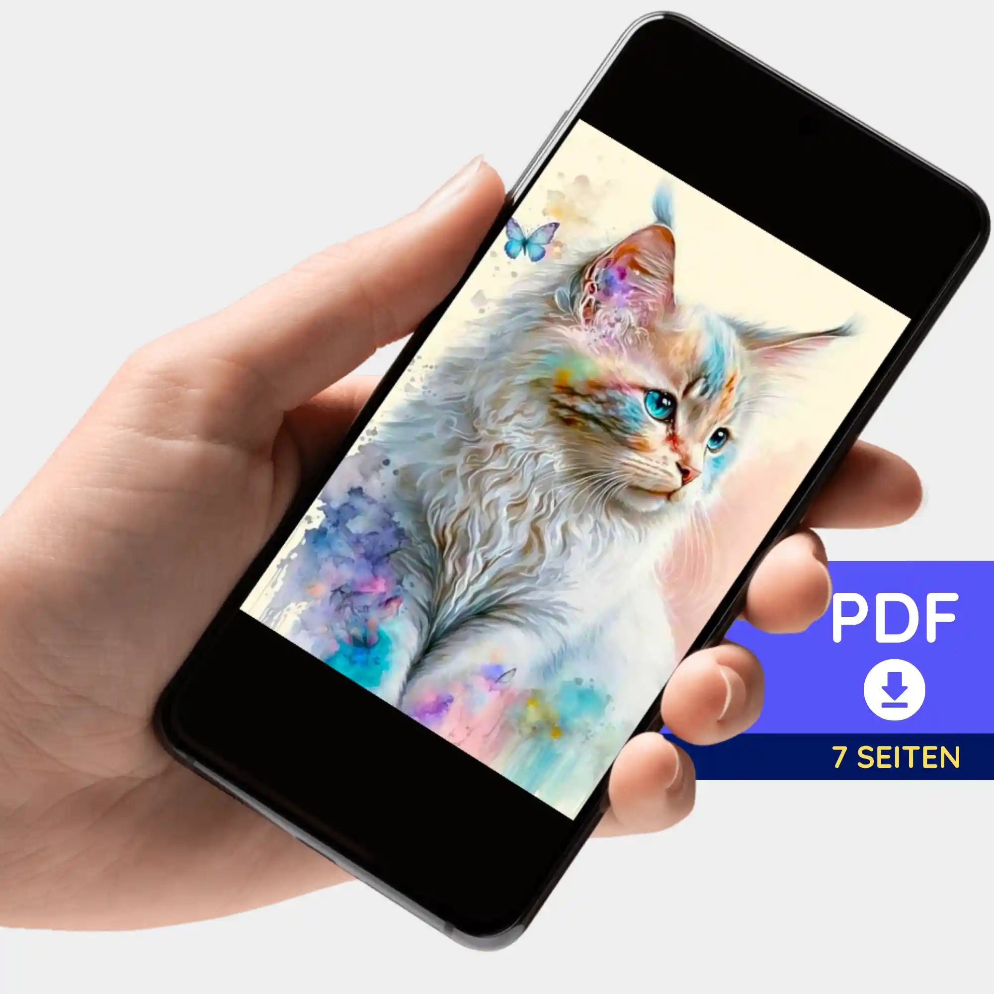 Digitale Bildmappe - Zartes Kätzchen