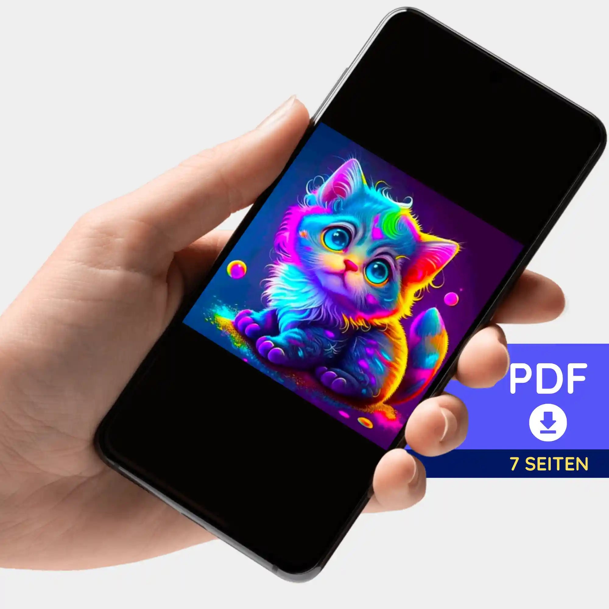 Digitale Bildmappe - Rainbow Kitty