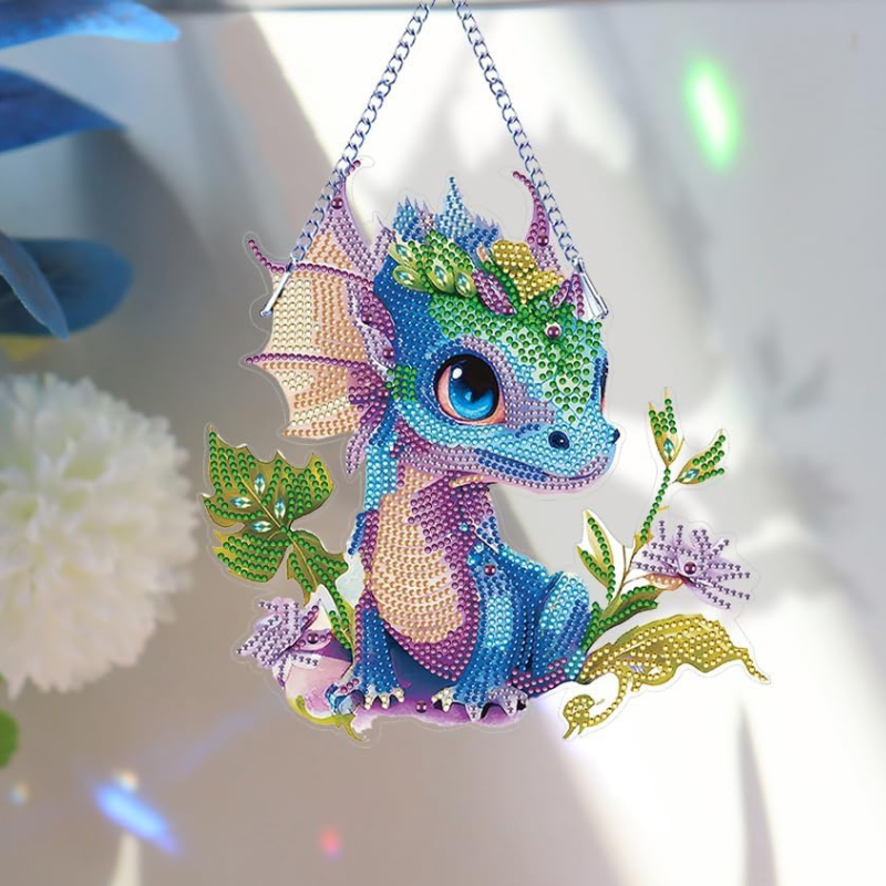 Diamond Painting XXL Aufhänger - Kleiner Drache