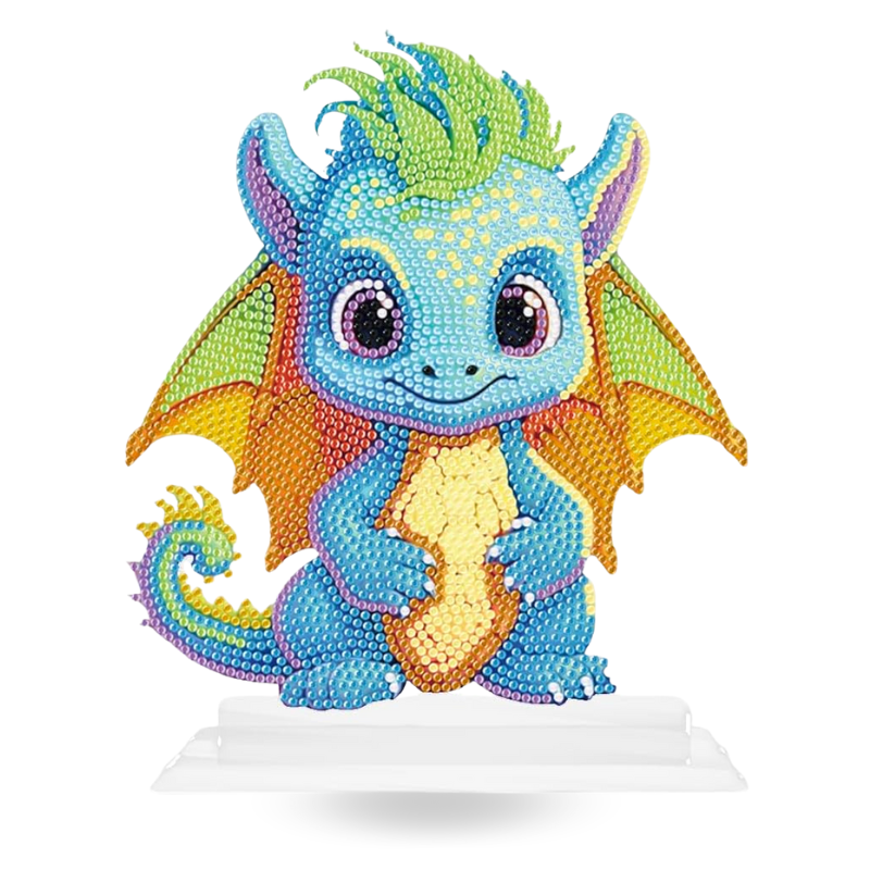 Diamond Painting Aufsteller - Süßer Baby Drache