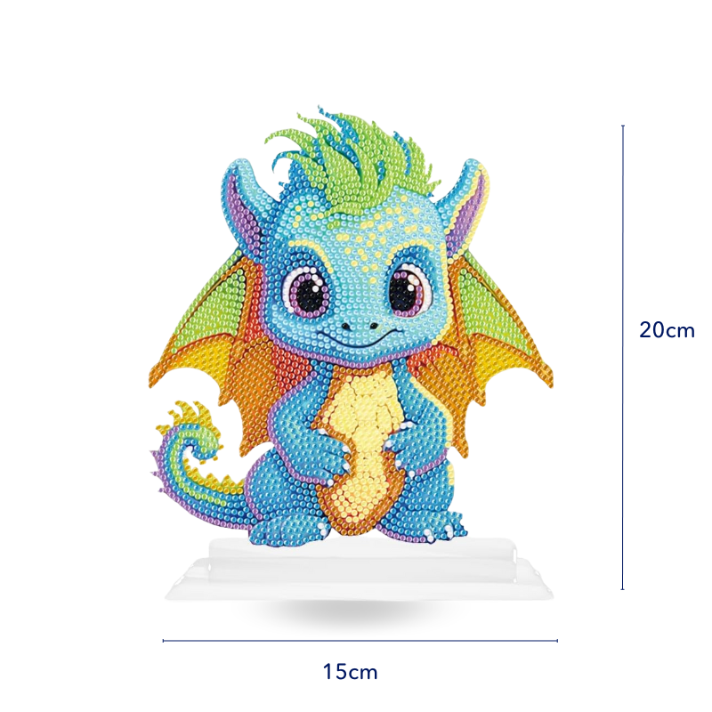Diamond Painting Aufsteller - Süßer Baby Drache