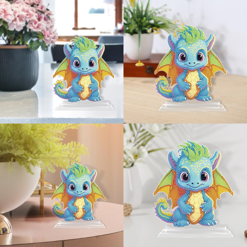 Diamond Painting Aufsteller - Süßer Baby Drache