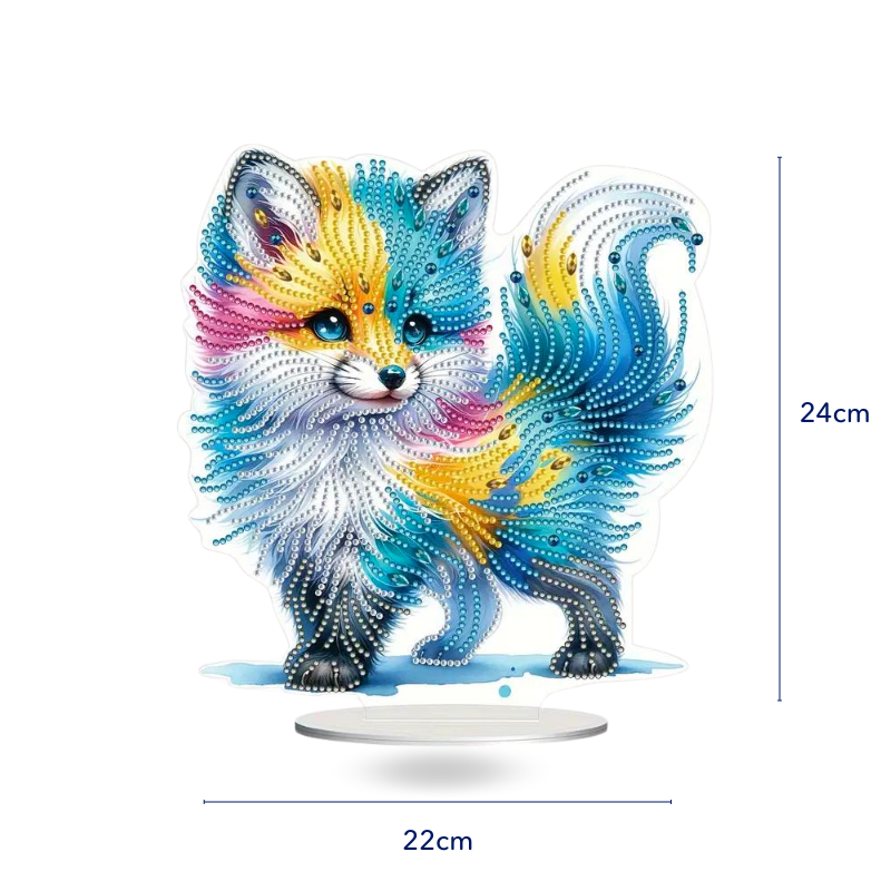 Diamond Painting Aufsteller - Colorful Foxy