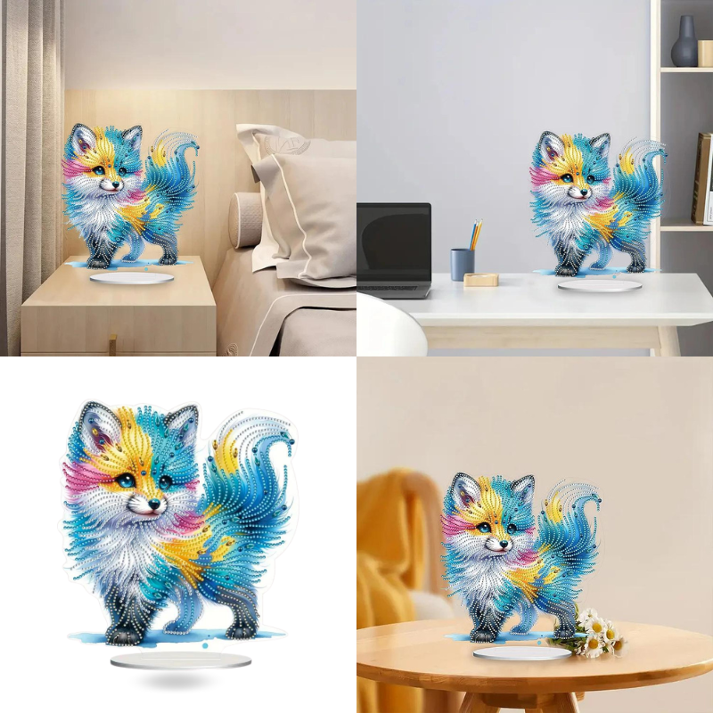 Diamond Painting Aufsteller - Colorful Foxy