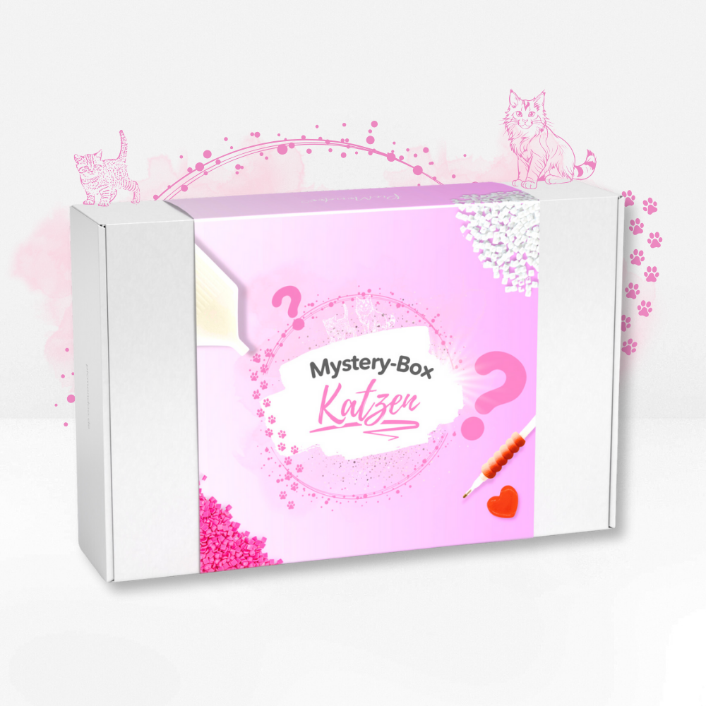 Diamond Painting Mystery-Box "Katzen" (#1)