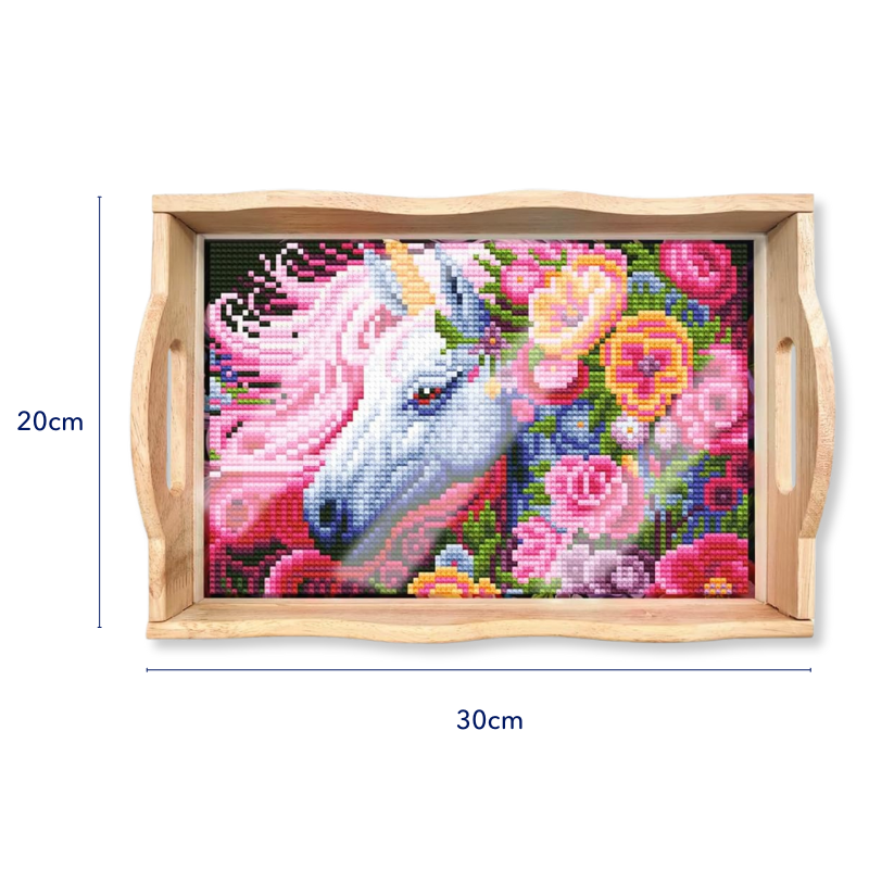 Diamond Painting - Serviertablett "Colors & Fantasy"