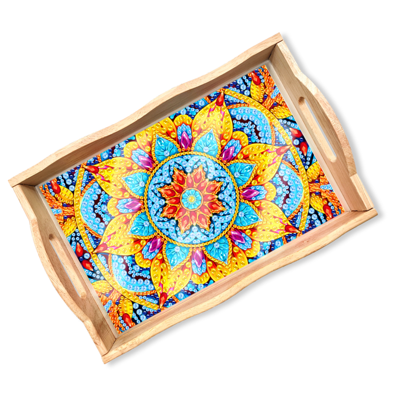 Diamond Painting - Serviertablett "Colors & Fantasy"