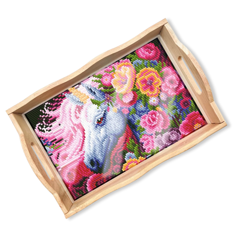 Diamond Painting - Serviertablett "Colors & Fantasy"
