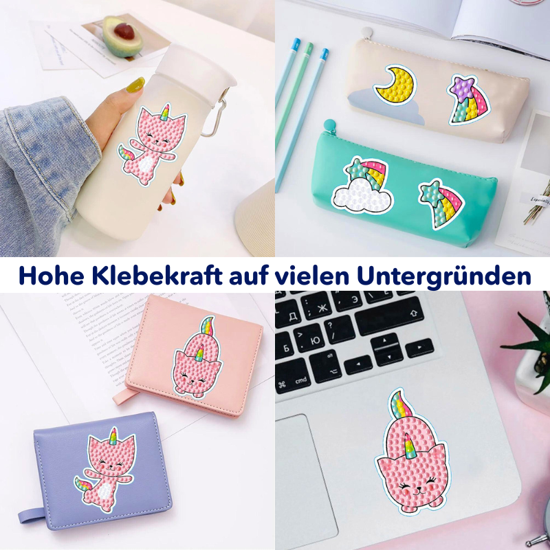 Diamond Painting Sticker Set XL - I wish i was a unicorn