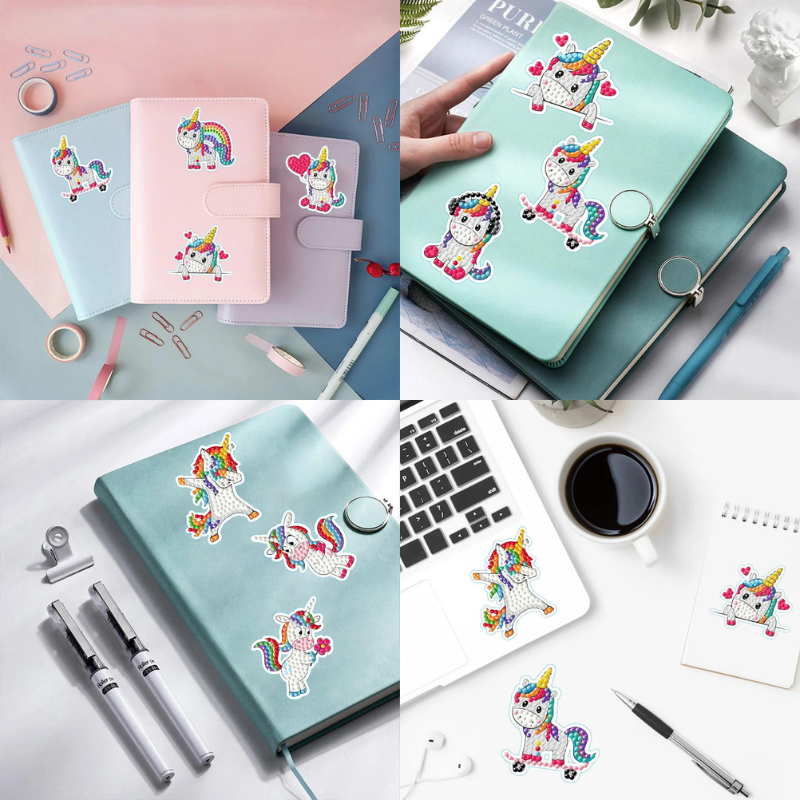 Diamond Painting Sticker - Sweet Unicorn