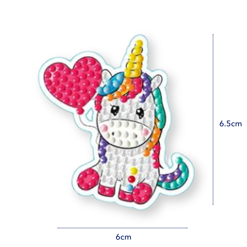 Diamond Painting Sticker - Sweet Unicorn