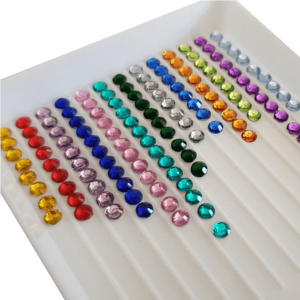 Diamond Painting Sticker Set XL - Bunte Schmetterlinge