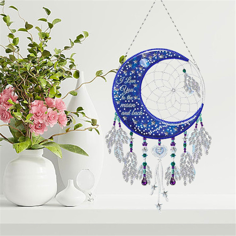 Diamond Painting Traumfänger - "Mond & Träume"