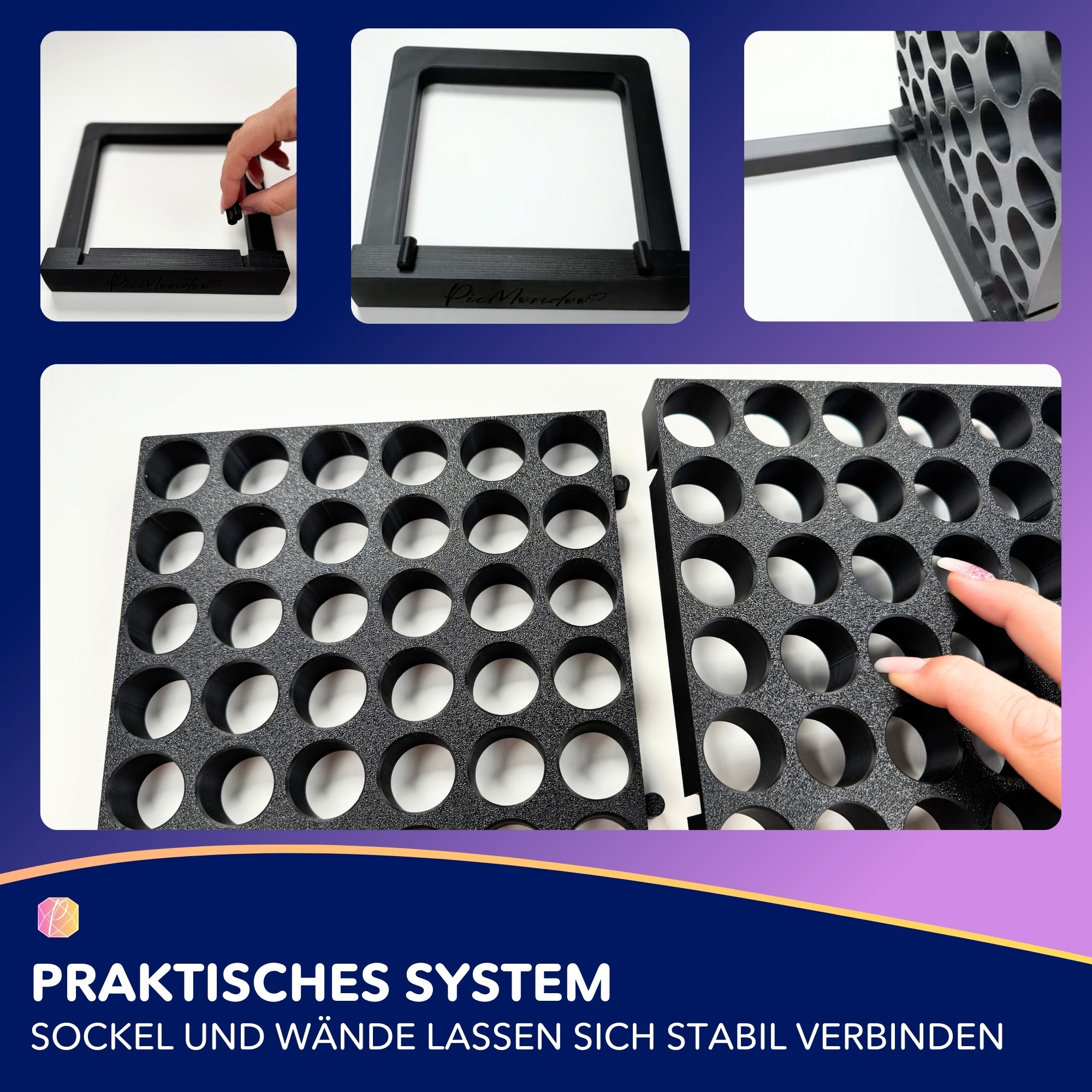 Sockel für Döschenwand