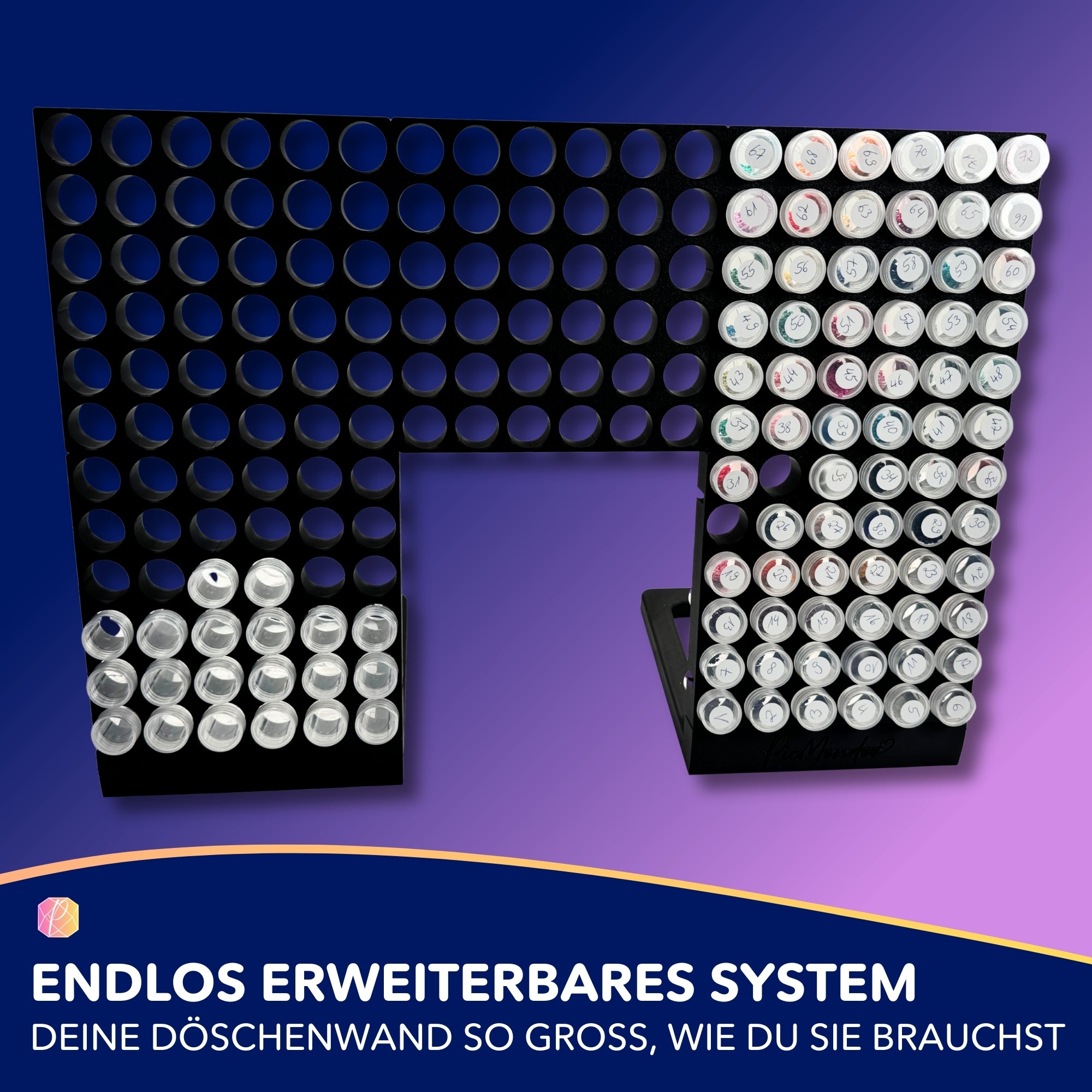 Sockel für Döschenwand