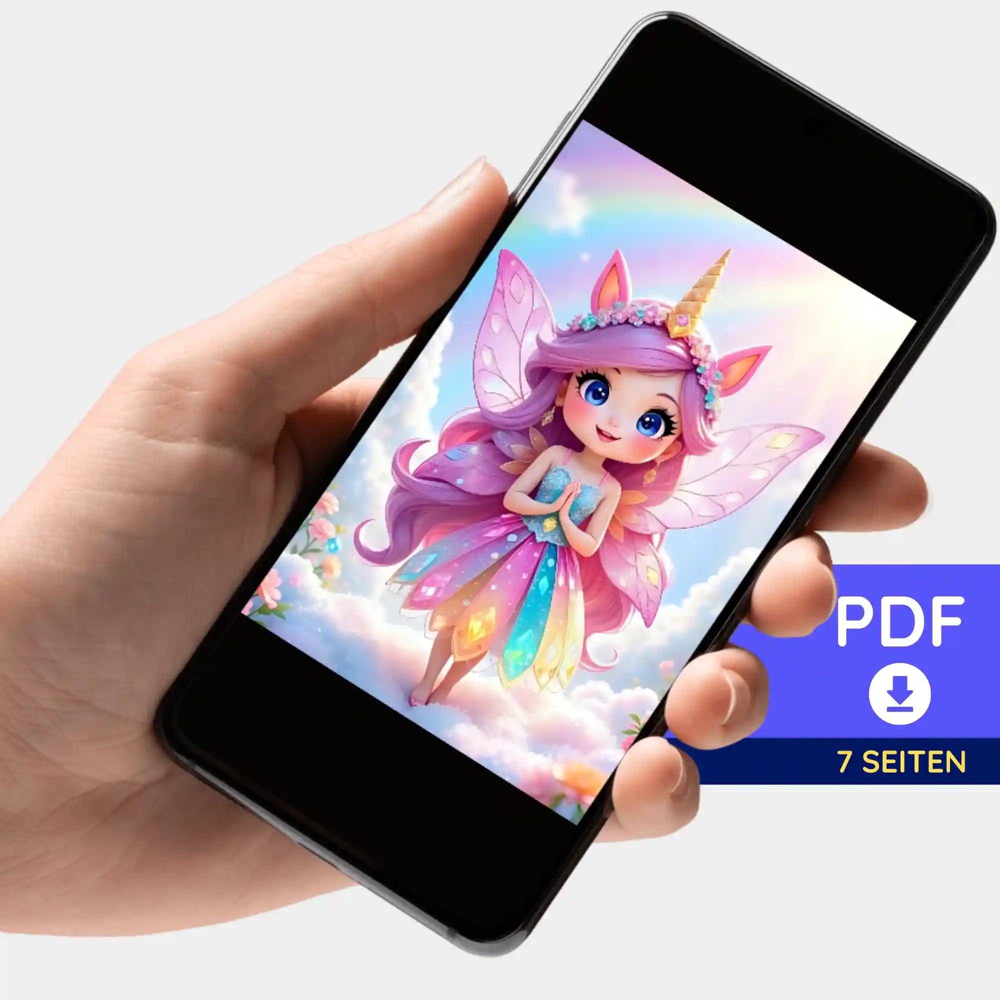 Digitale Bildmappe - Fairydust Special - Fee im Wolkenreich