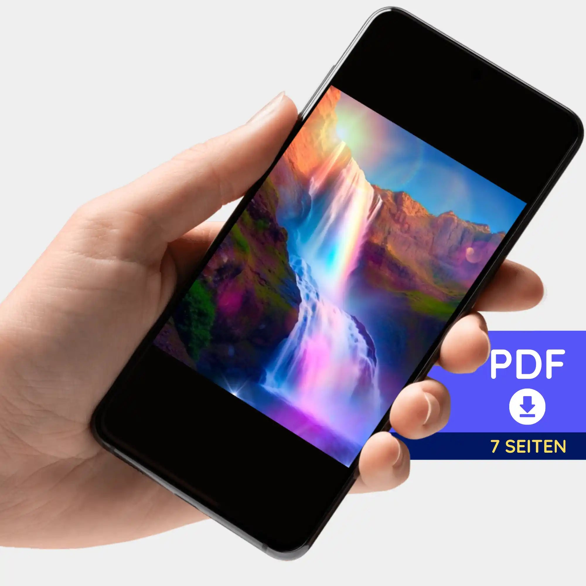 Digitale Bildmappe - Glanz des Wasserfalls