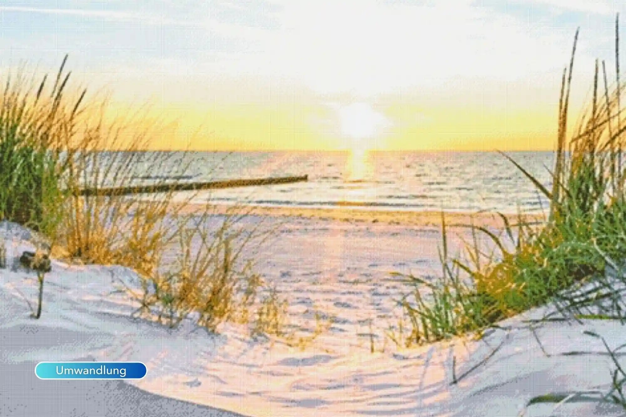 Diamond Painting XXXL - Entspannung im Sonnenuntergang